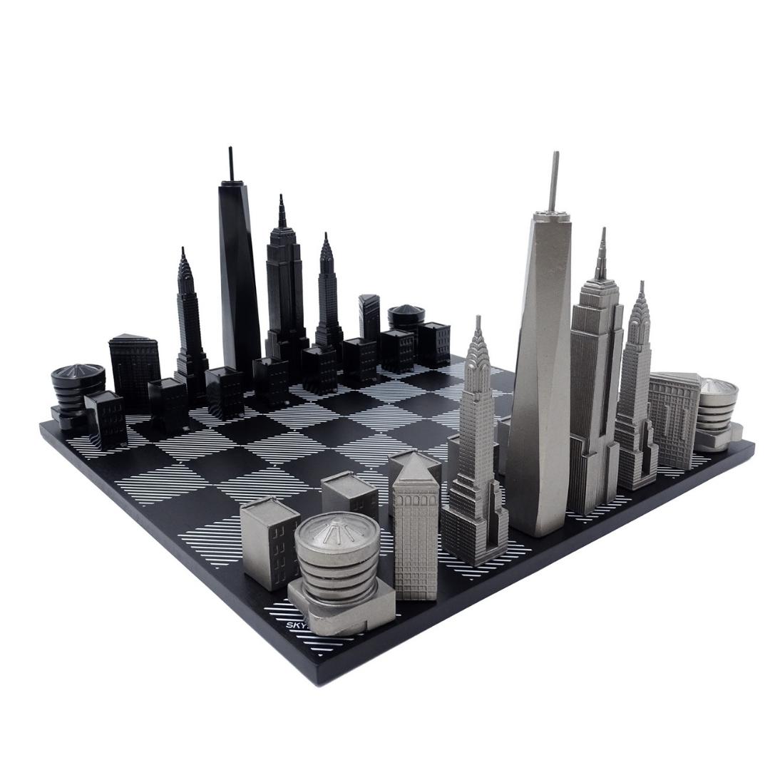 Designschack Skyline New York i rostfritt stål – NY