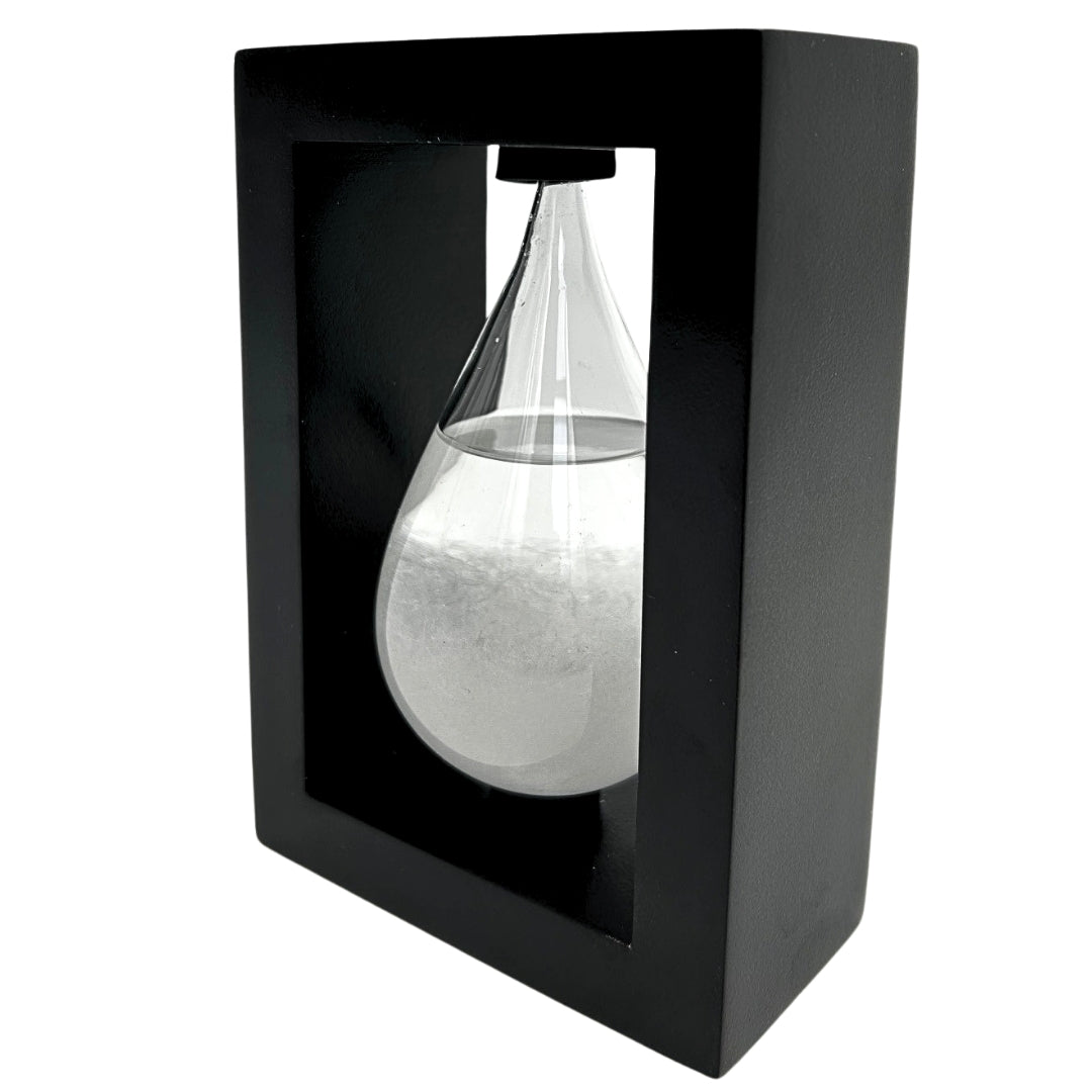 Fitzroys Stormbarometer i Träinfattning - Droppe Storm Glass – BAW1
