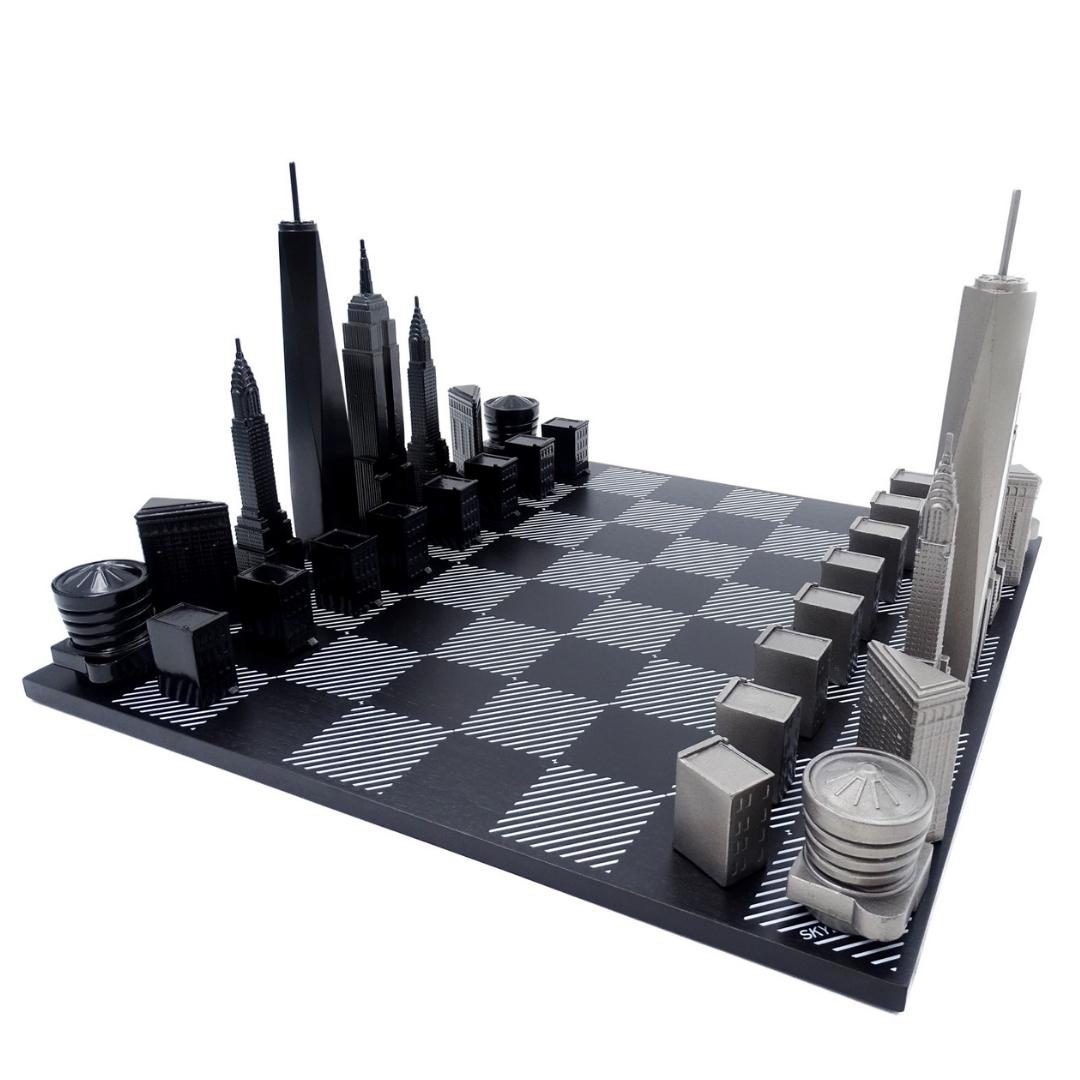 Designschack Skyline New York i rostfritt stål – NY
