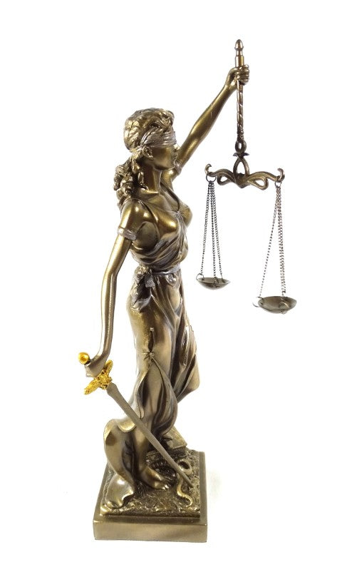Themis-figur 35 cm - Present till jurist eller domare - MC-90037