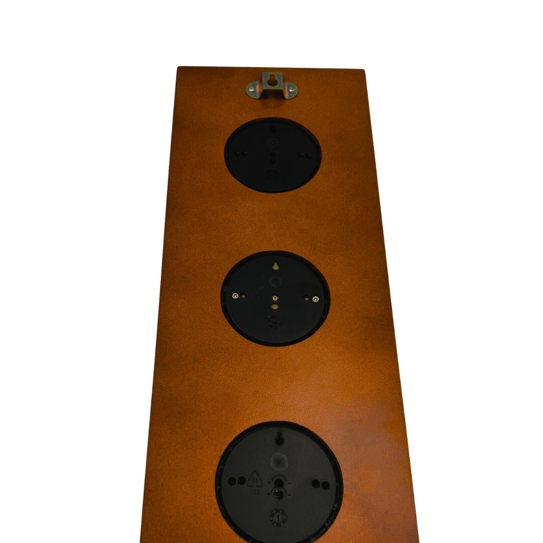 Elegant väderstation – barometer, termometer och hygrometer, 36cm, retro - YG336