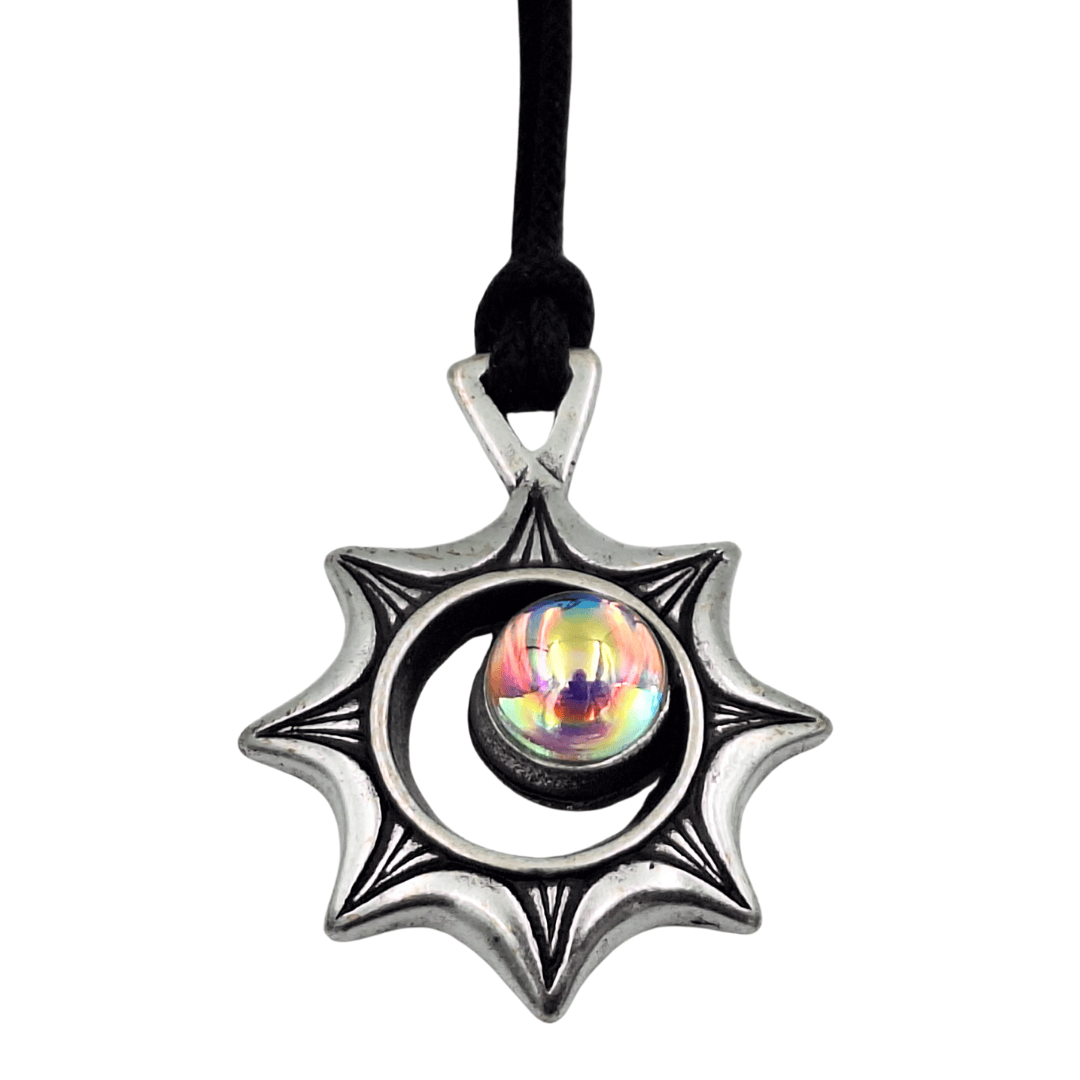 Halsband solförmörkelse – Optisk illusion – Present till en resenär - ECL32