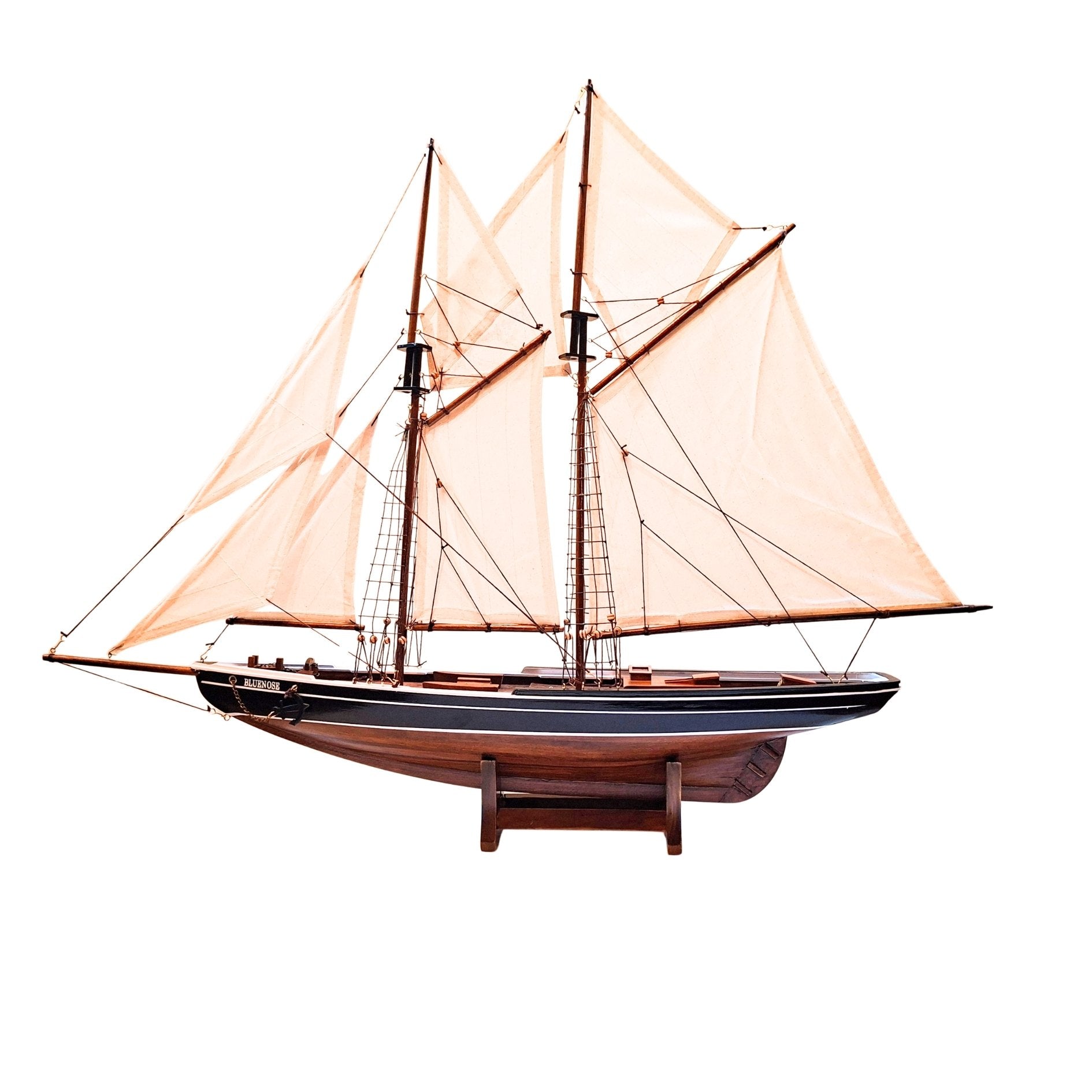 Modell av skonaren Bluenose - maritim dekoration 78 cm – 518