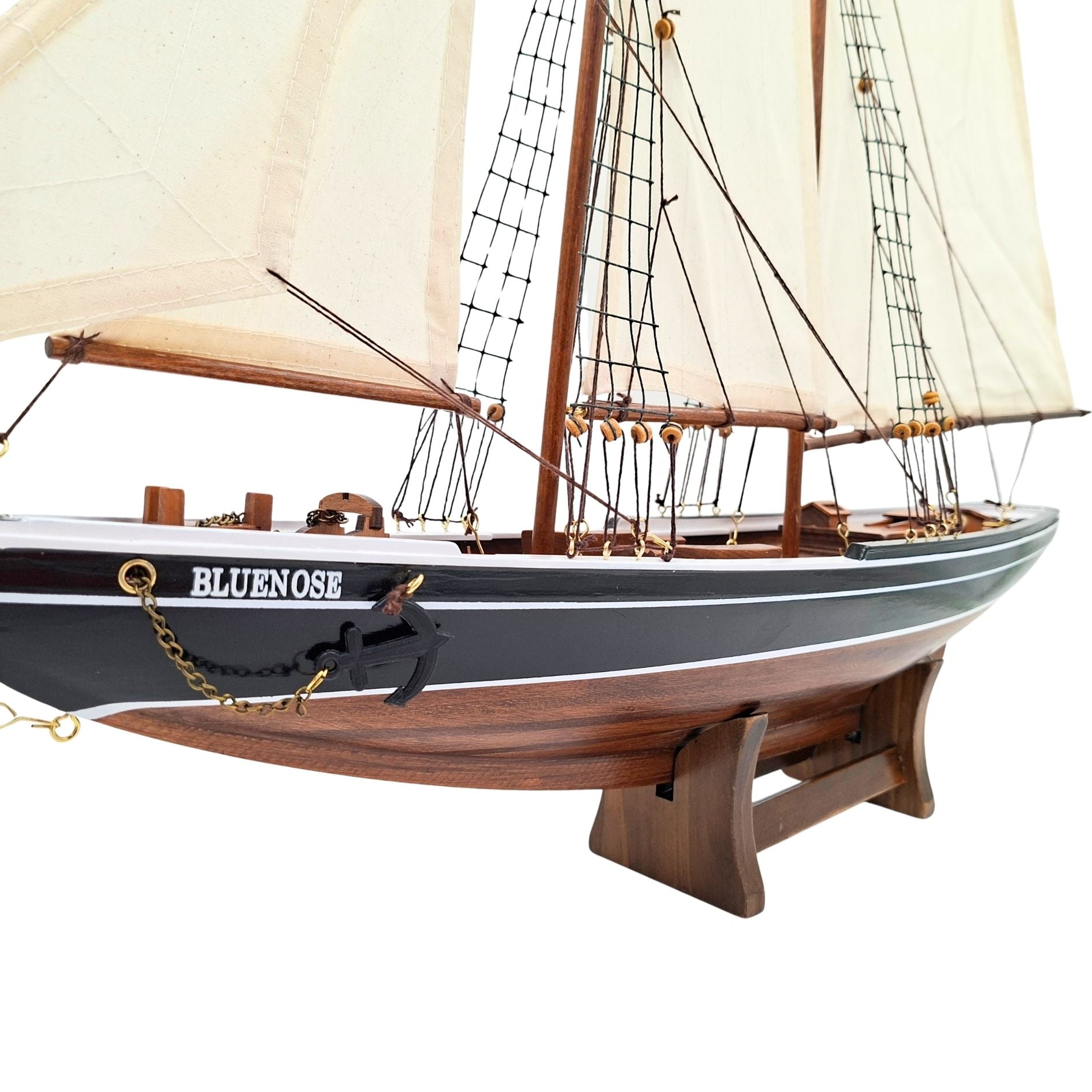 Modell av skonaren Bluenose - maritim dekoration 78 cm – 518