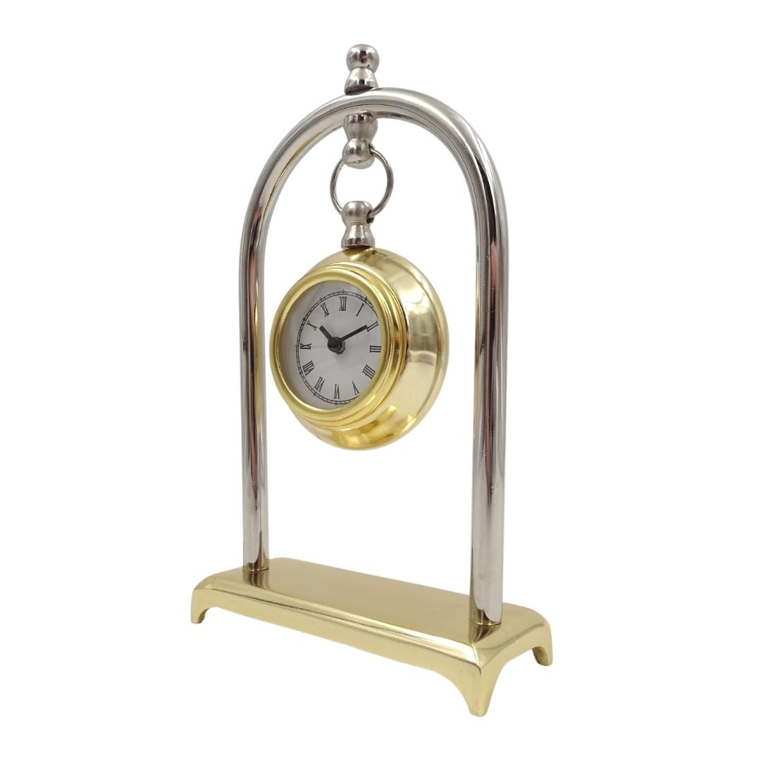 Vintage retro spisklocka – dekorativ skrivbordsklocka - M02