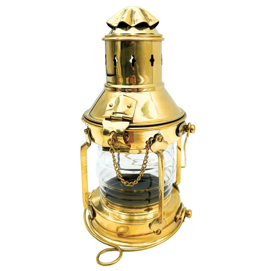Mässingsfotogenlampa retro present till seglare – SL10