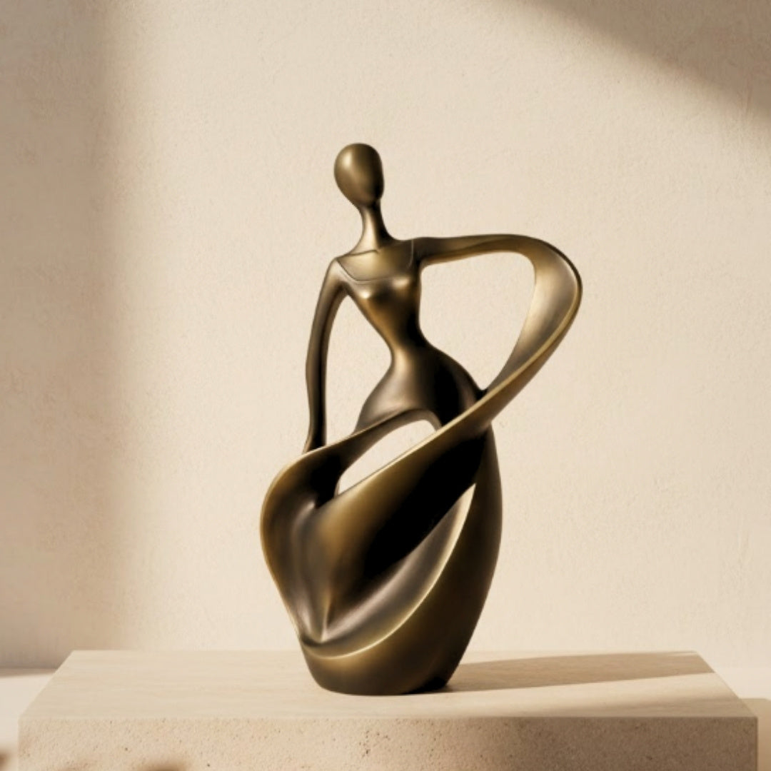 Dansarfigur – modern abstrakt dekoration 24cm - E44446