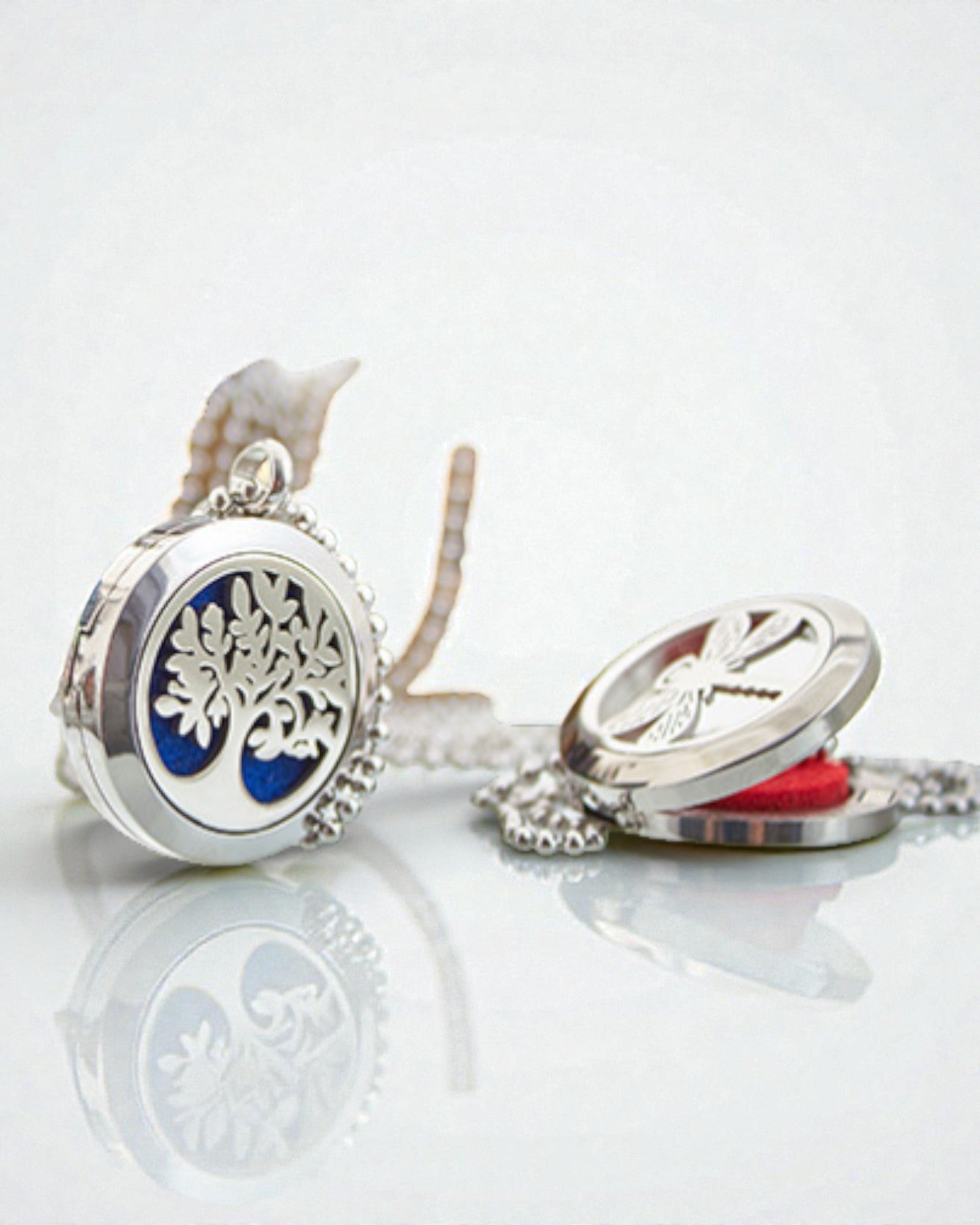 Halsband Aromalife Chakra OM – Doftmedaljong 30 mm