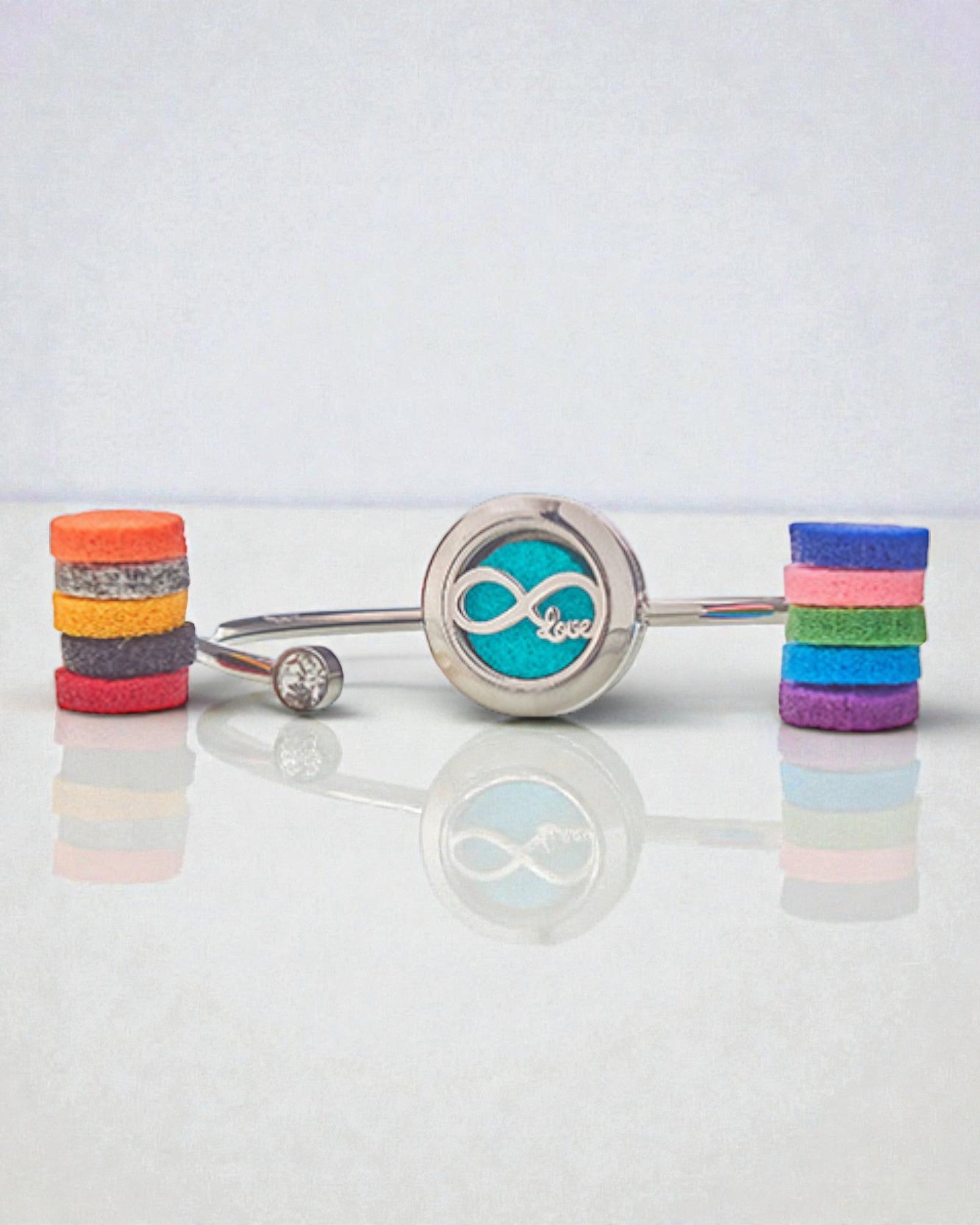 Armband Aromalife Evig kärlek – Doftmedaljong Oändlig kärlek 20 mm