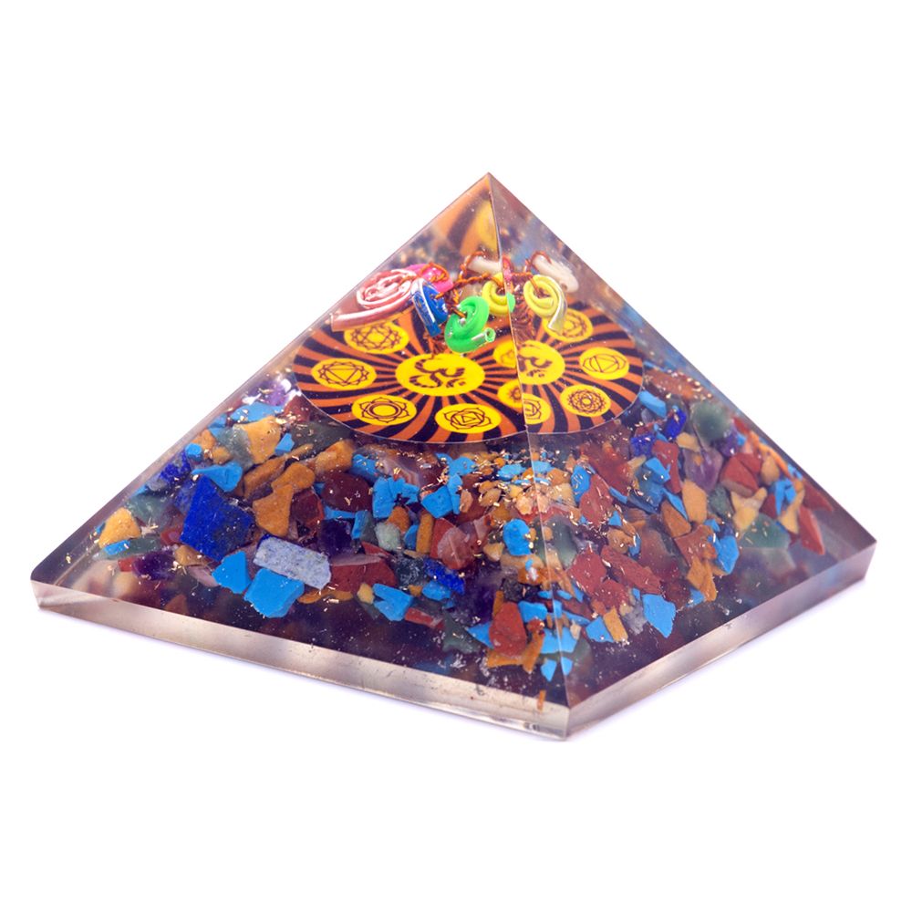 Orgonitpyramid Om Chakra