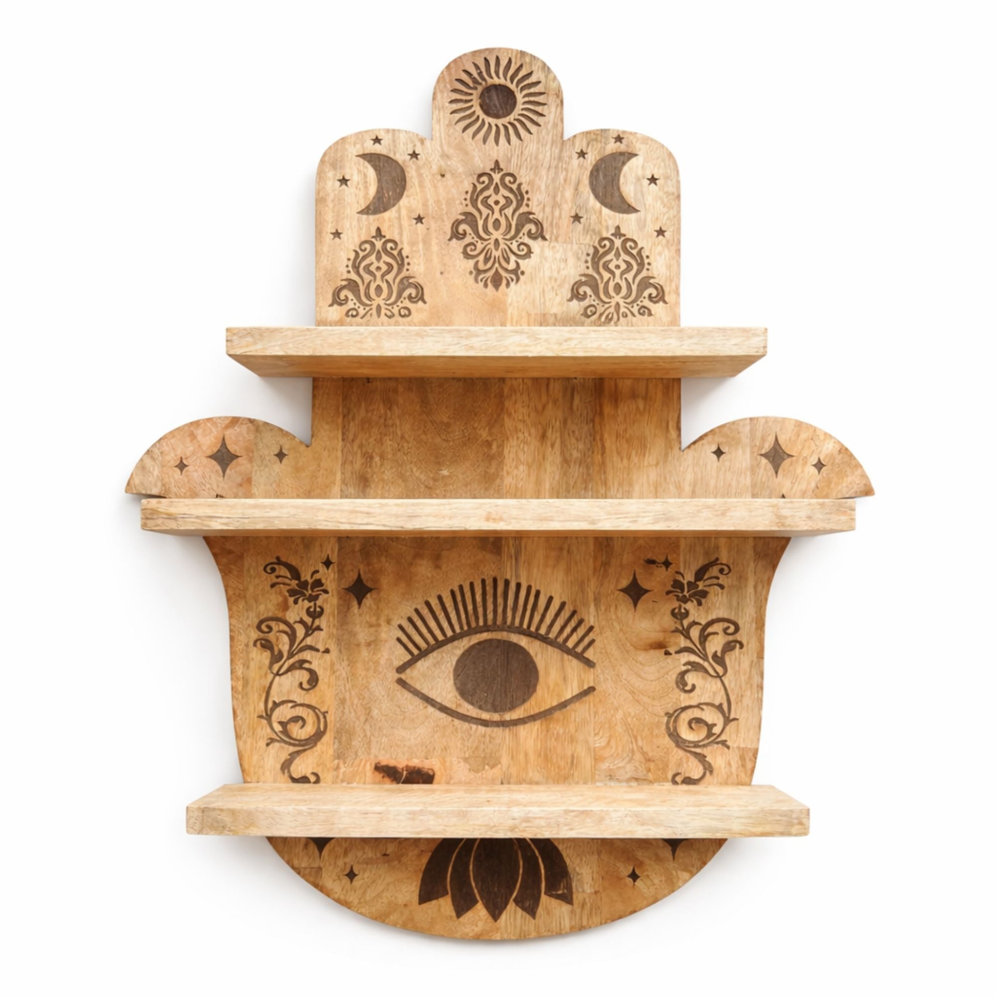 Hylla i form av Hamsa