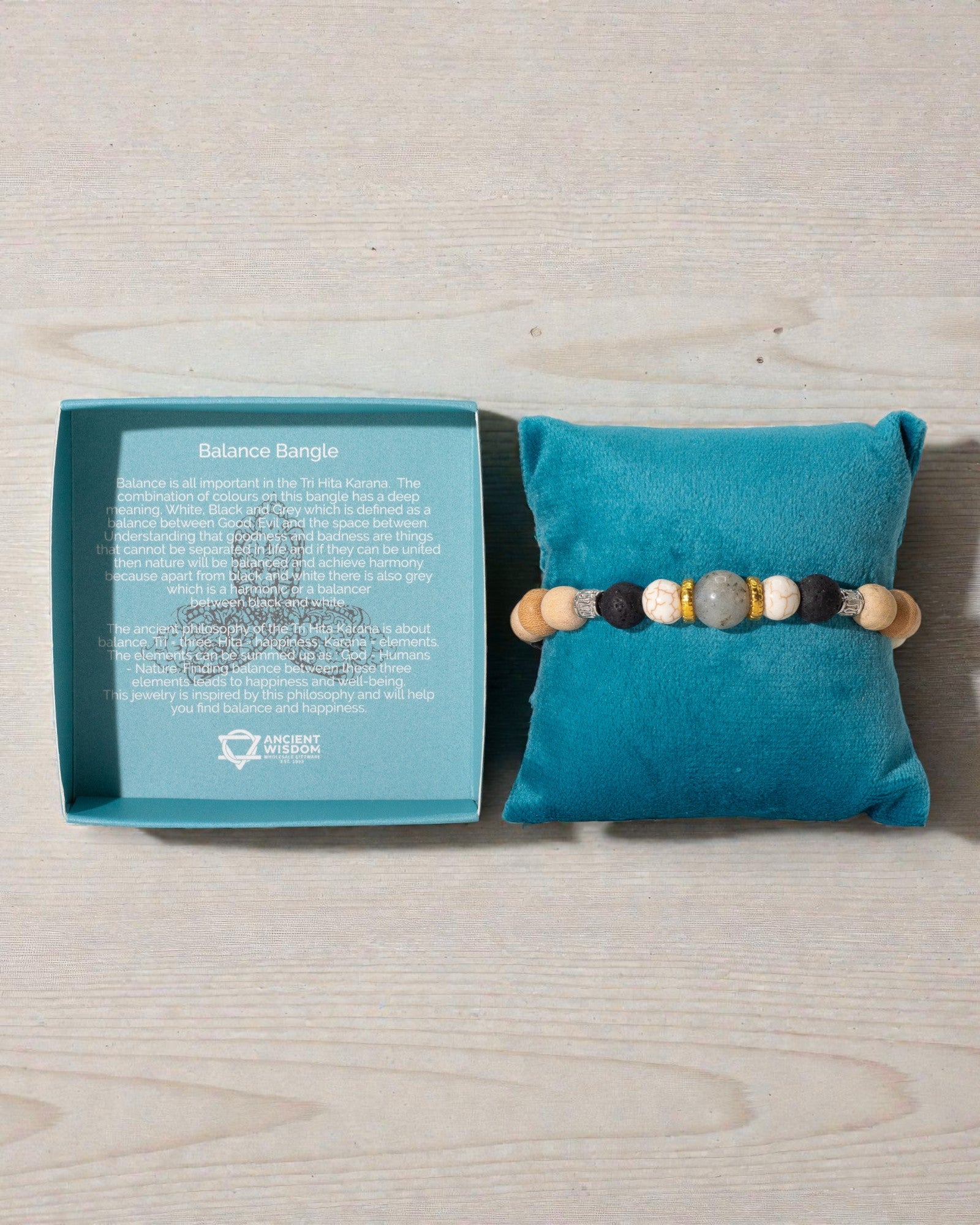 TriHita Balanssten – Balansarmband från Bali