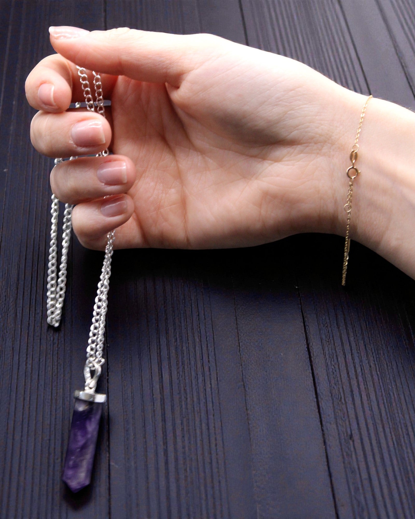 Obsidian-spets – klassiskt spetshänge av svart agat