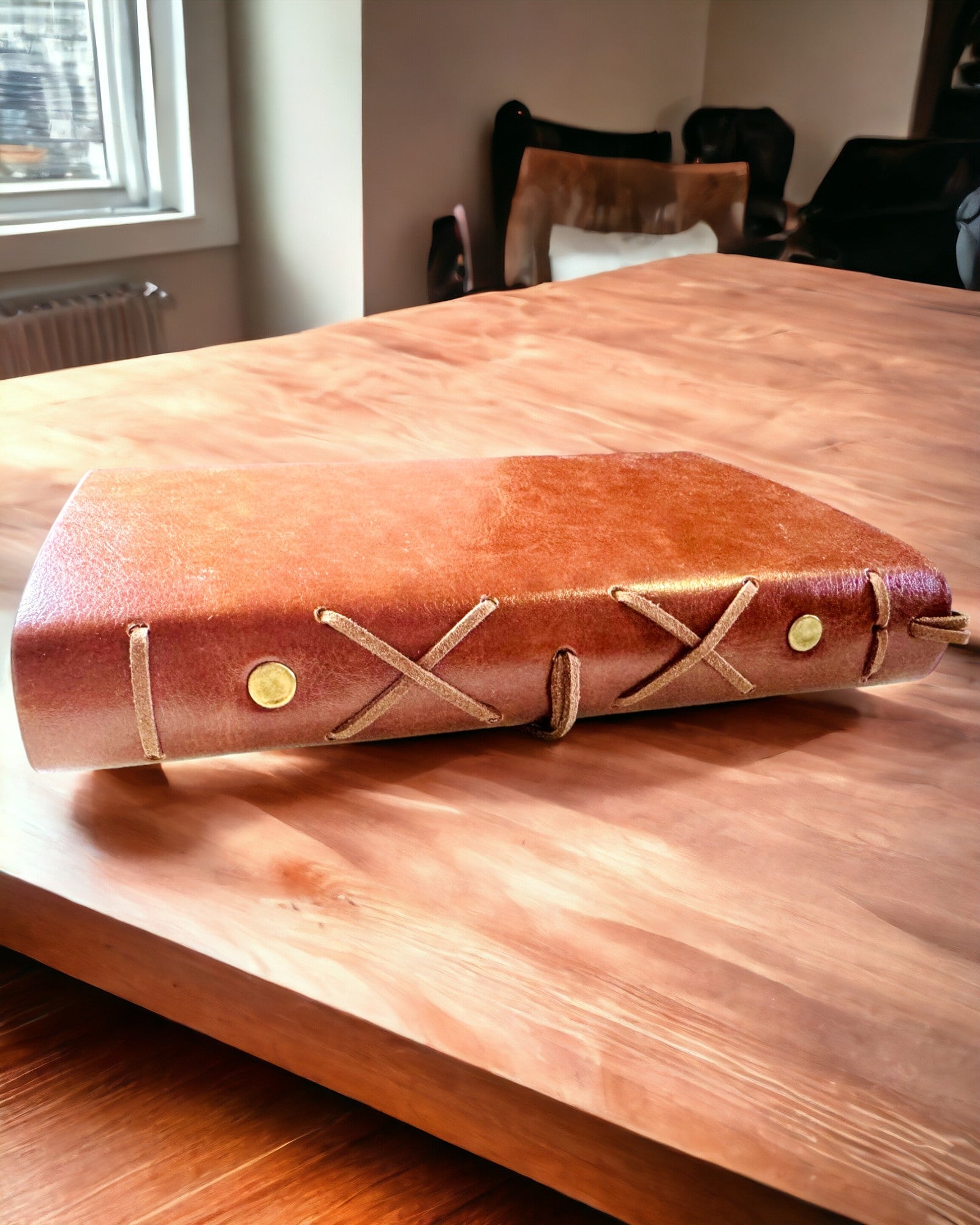 Vintage Sjöfartsanteckningsbok A6 eller A7 storlek - med Kompassmotiv och Lagerblad - Tillgänglig i olika Färgvarianter, möjlighet till gravyr