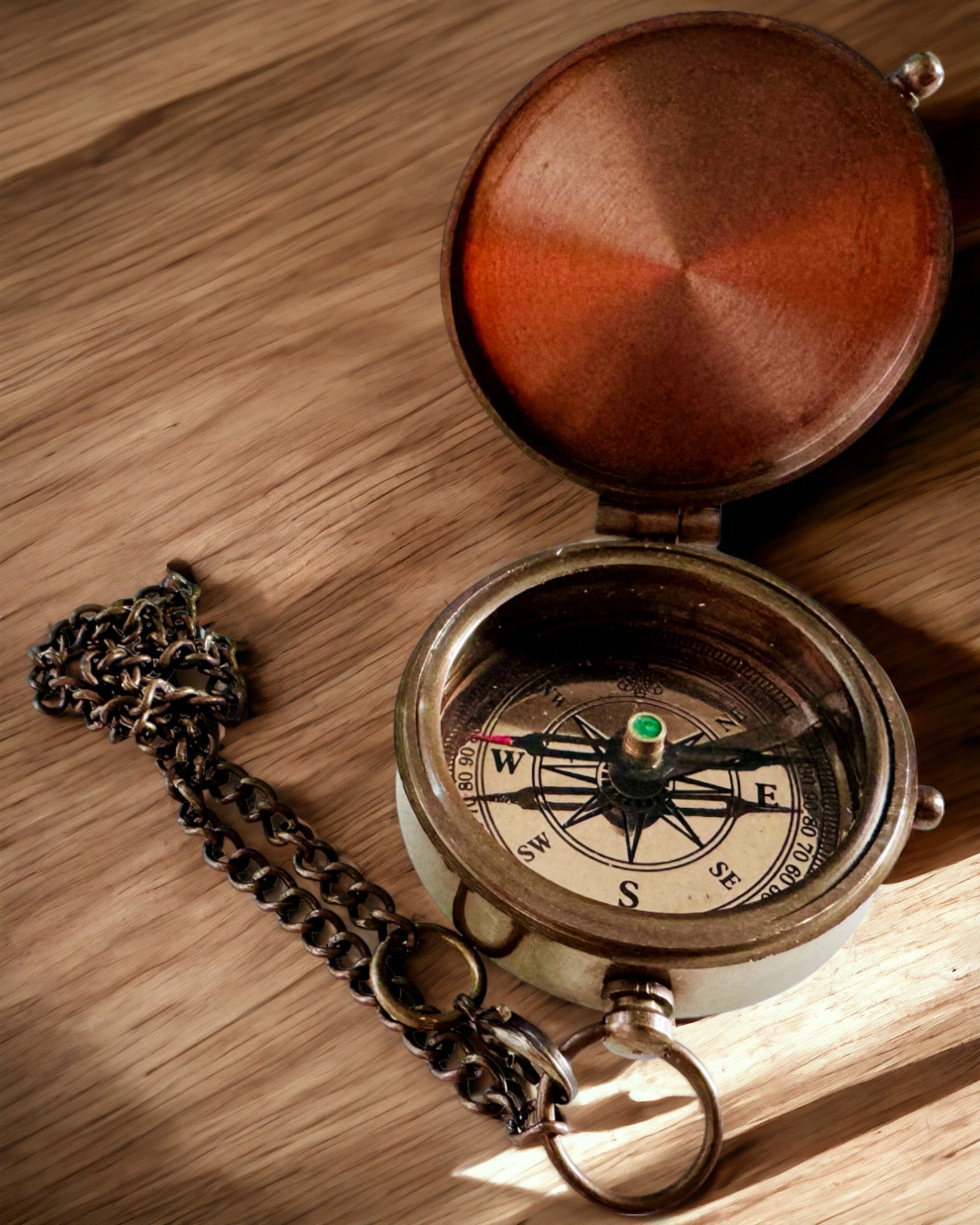 Kompas Indyjski Odysseus – Retro Explorers Pärla - möjlighet till gravyr