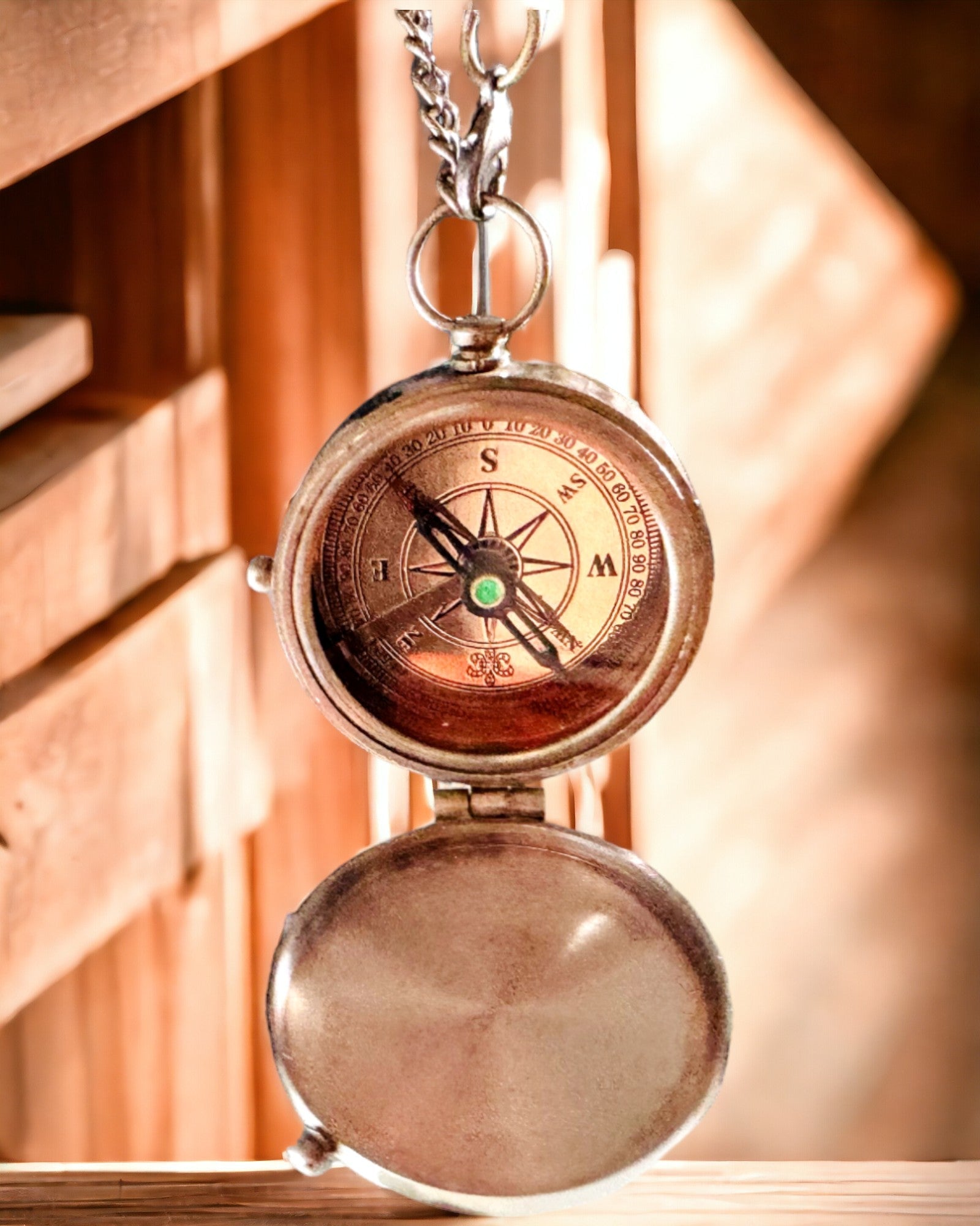 Kompas Indyjski Odysseus – Retro Explorers Pärla - möjlighet till gravyr