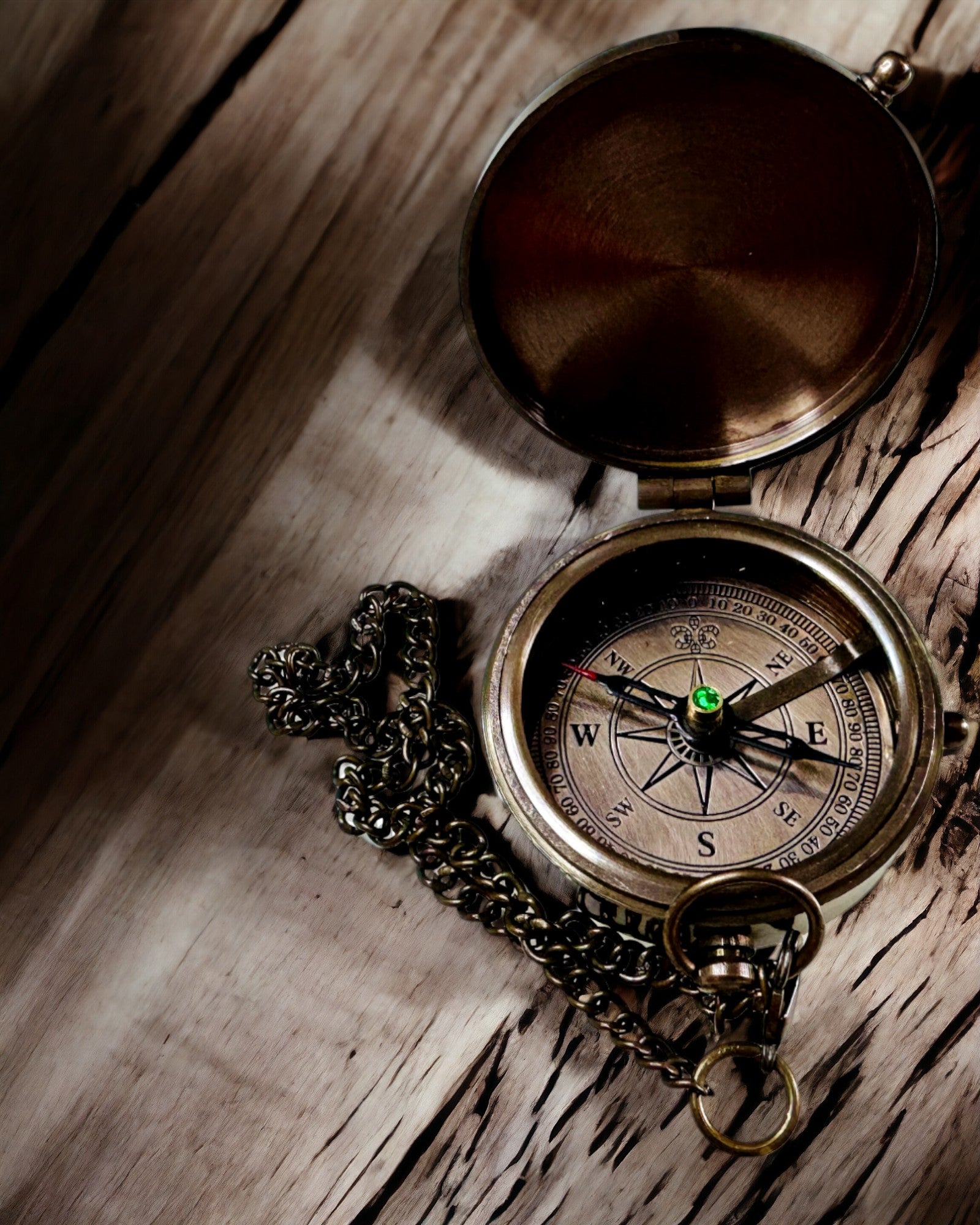 Kompas Indyjski Odysseus – Retro Explorers Pärla - möjlighet till gravyr