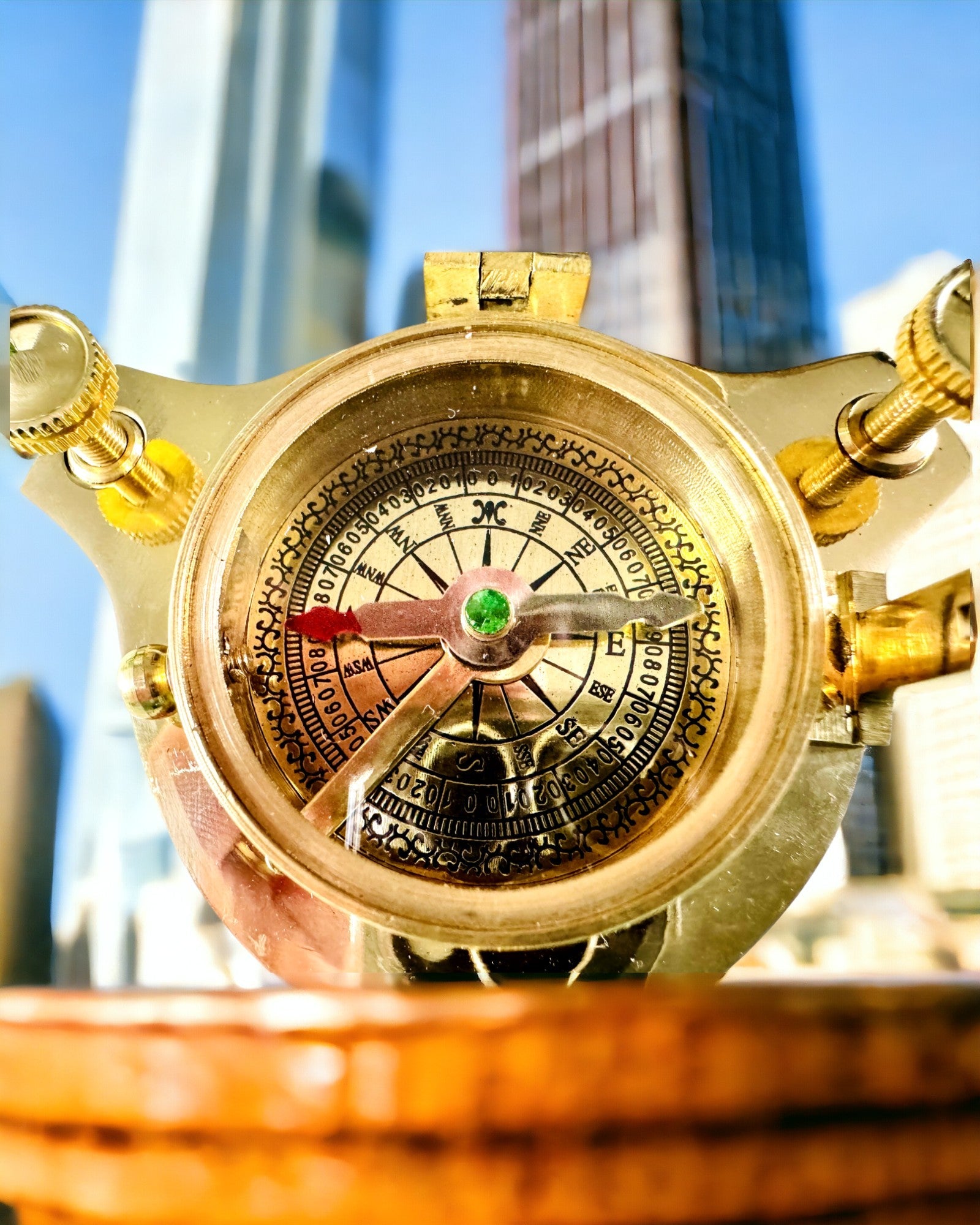 Marin kompass med möjlighet till gravyr