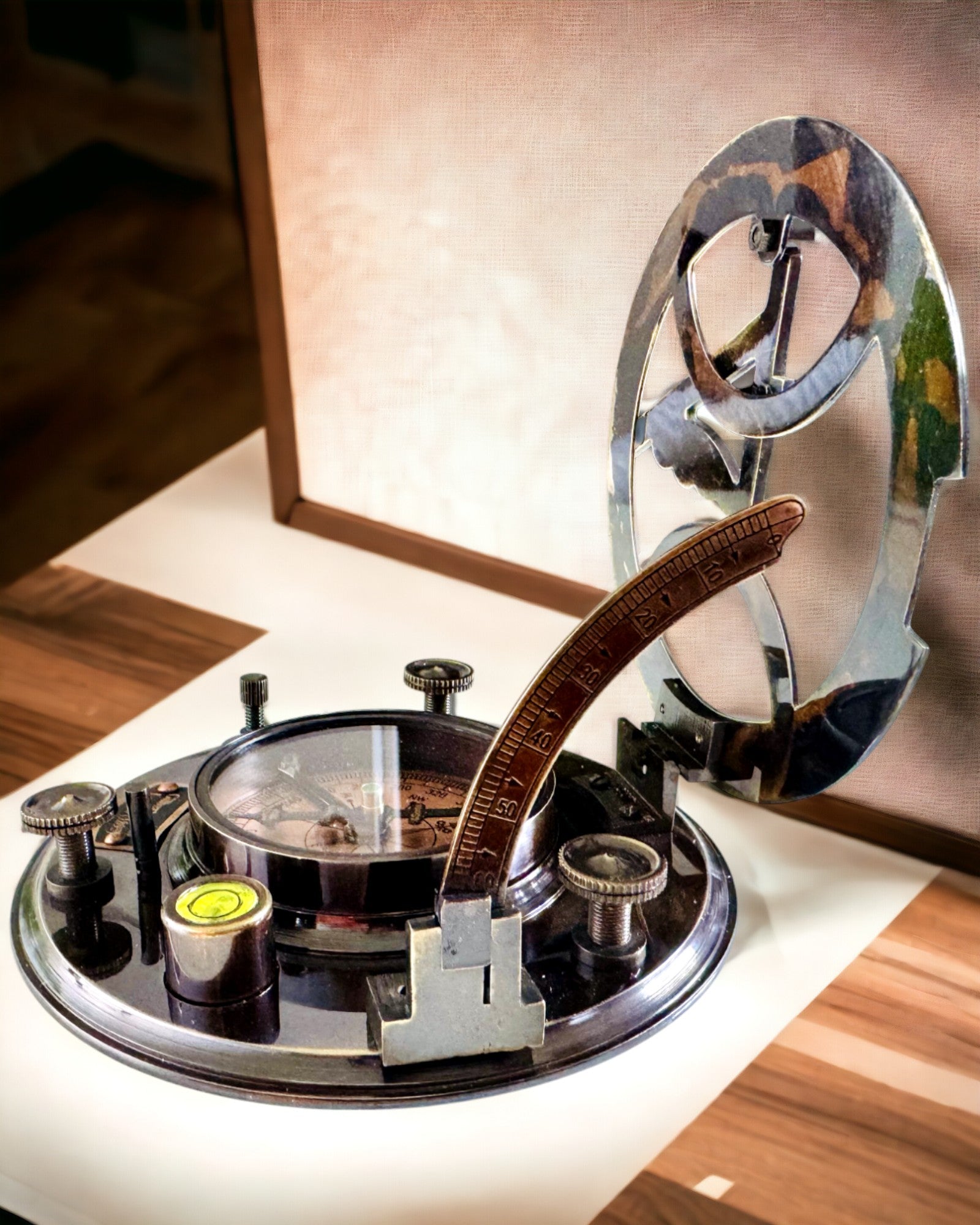 Antik Premium Navigationskompass med Graveringsmöjlighet – Handgjord