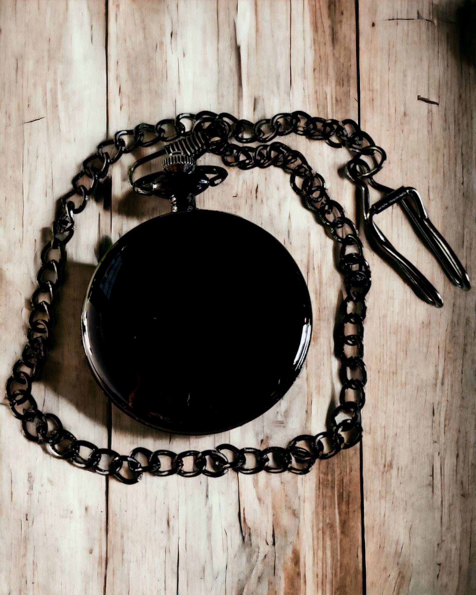 Svart fickur "Elegancja Czasu" med personaliseringsalternativ