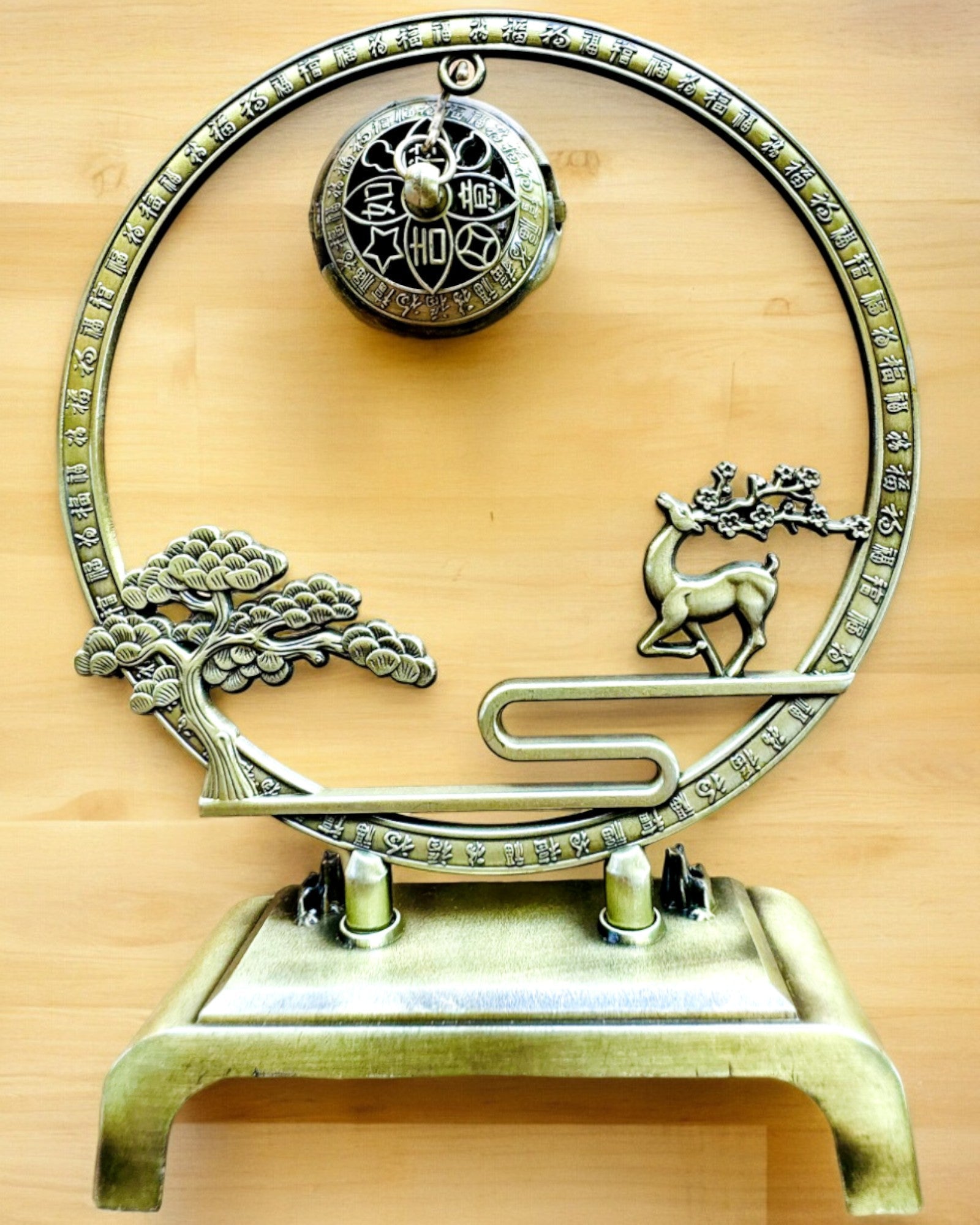 Elegant Metallhållare För Rökelse "Stor Frid" - möjlighet till personlig gravyr