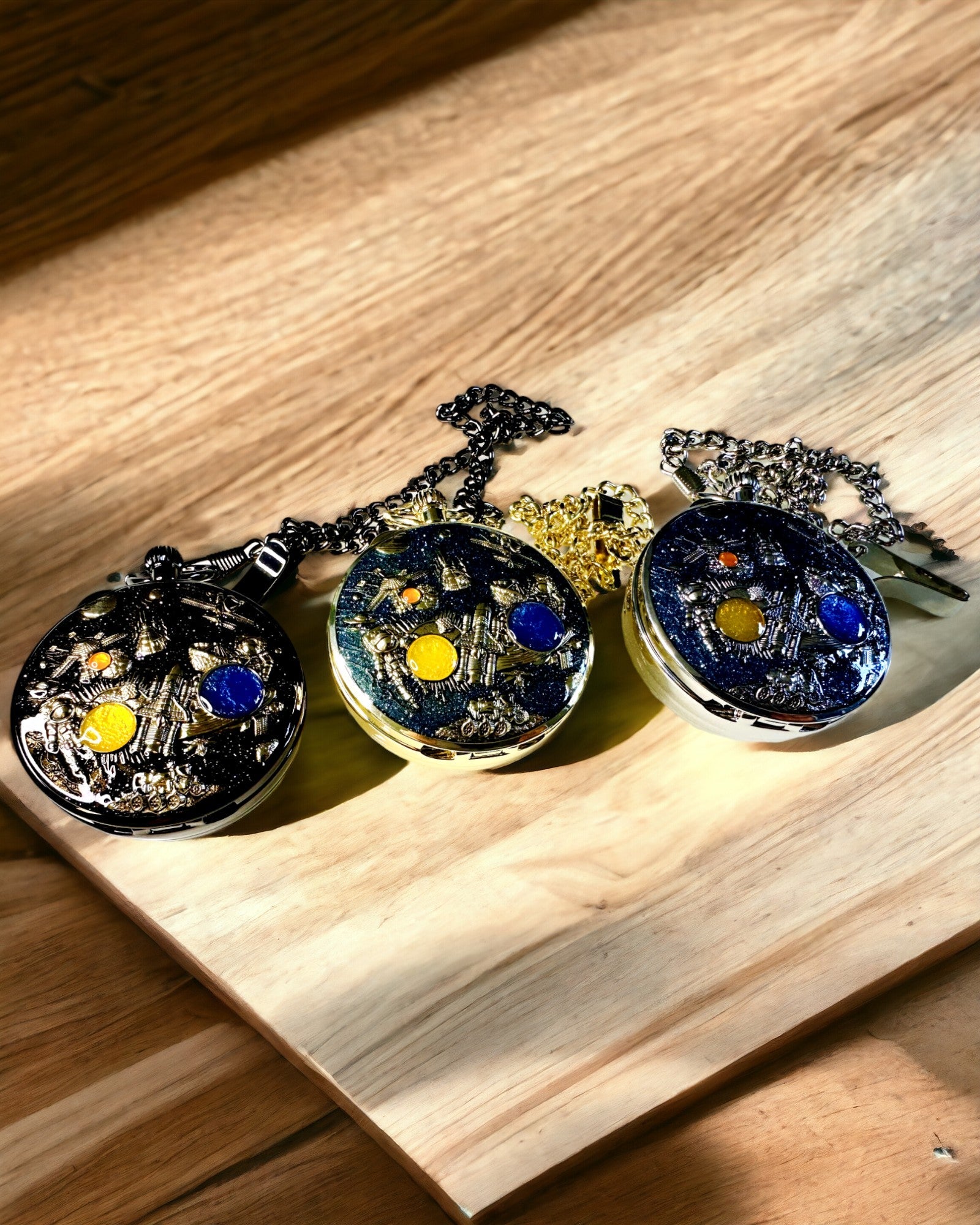 Fickur "Astrum Temporis" - Silverram. Möjlighet till personlig gravyr