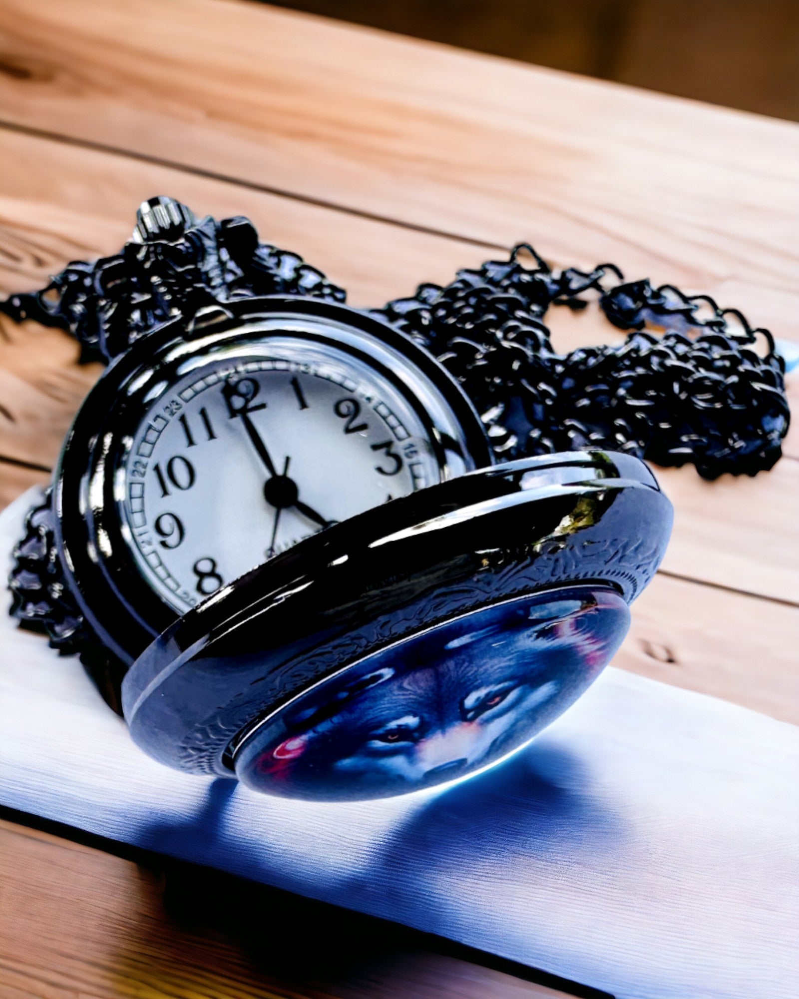 Fickur "Lupus Stellar" med graveringsalternativ