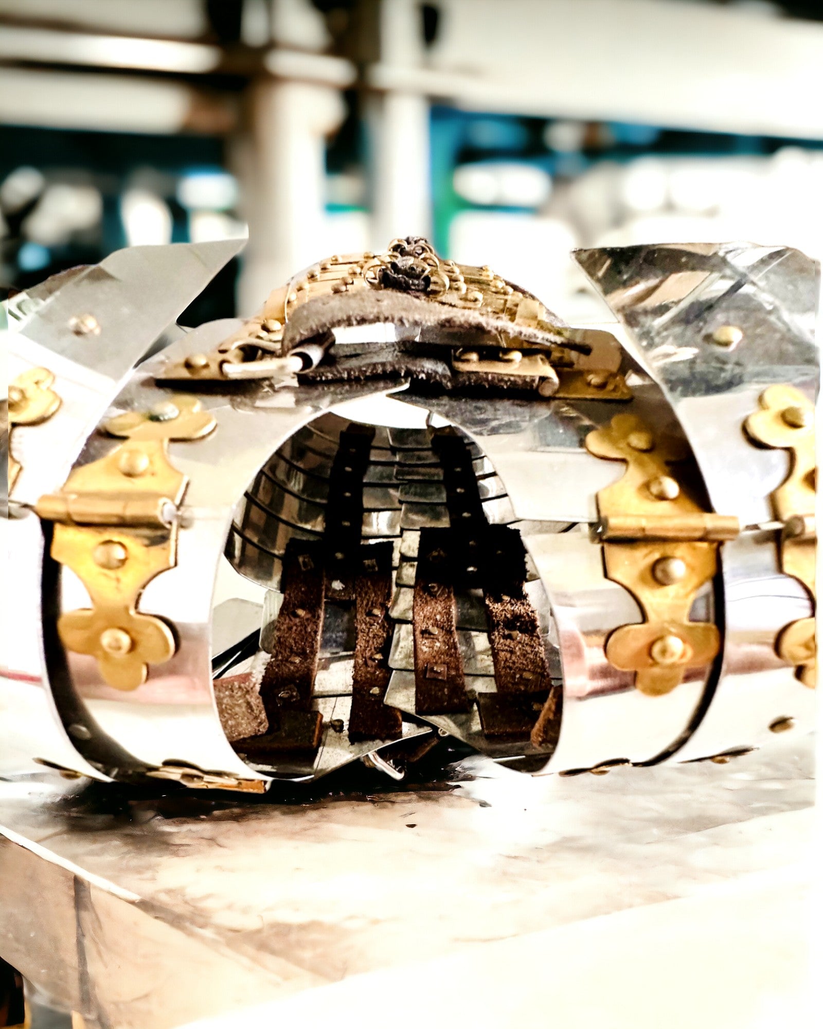 Stads Krigares Rustning - Handgjord, Möjlighet till Gravyr, Höjd Cirka 40 cm