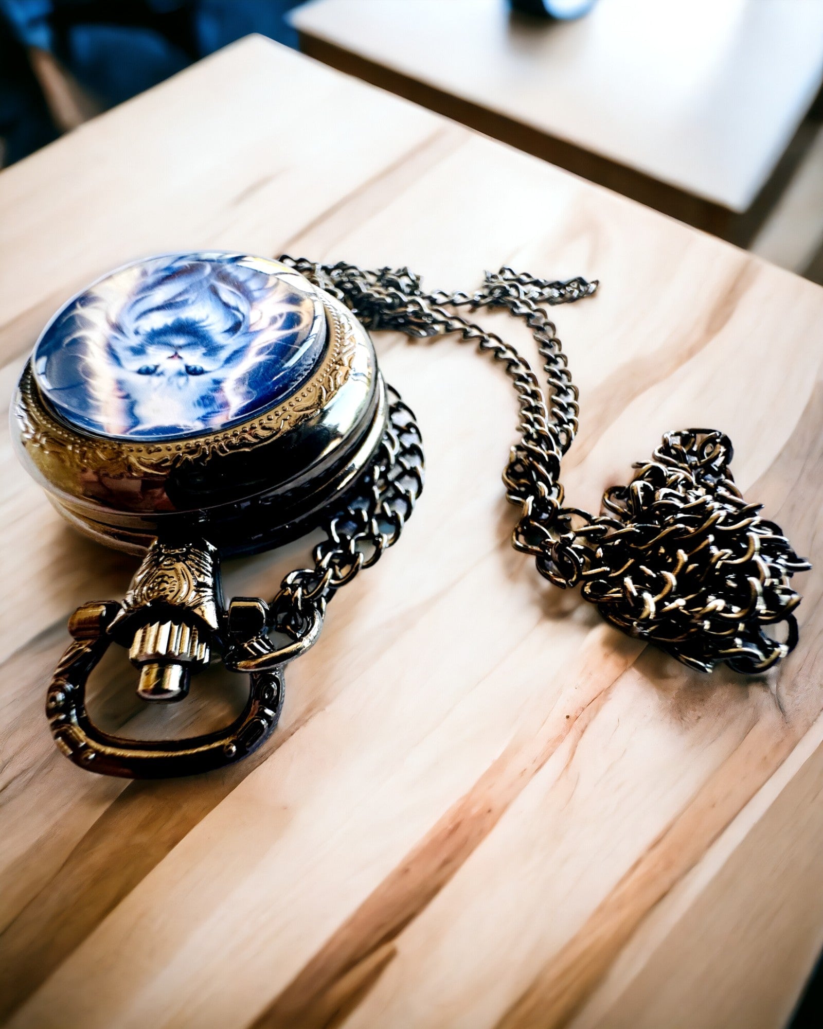 Fickur "Stjärnkatt" med Graveringsmöjlighet, 2 färgvarianter att välja mellan