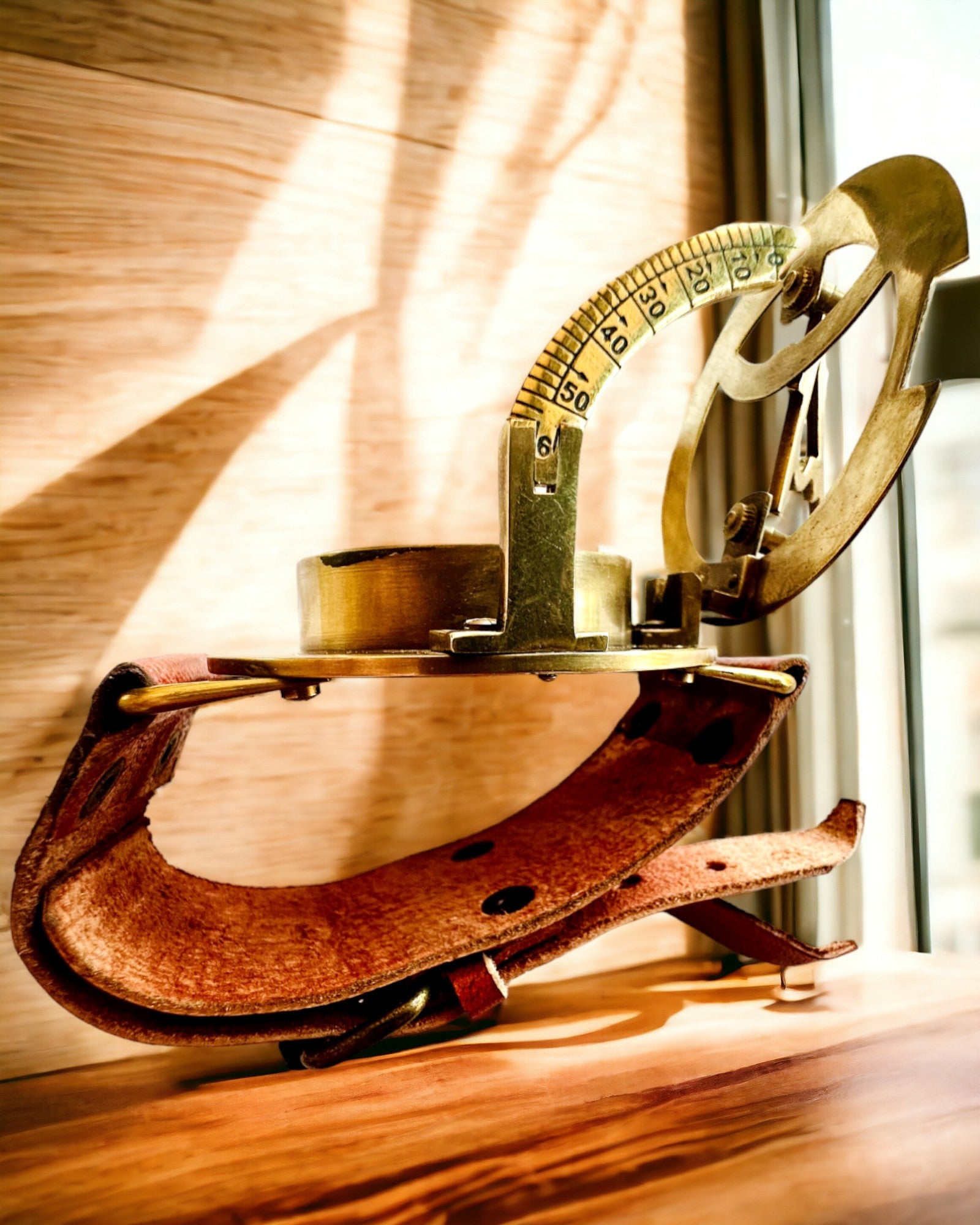 Solur "Antik Kompass", armbandsur med kompass, möjlighet till personlig gravyr