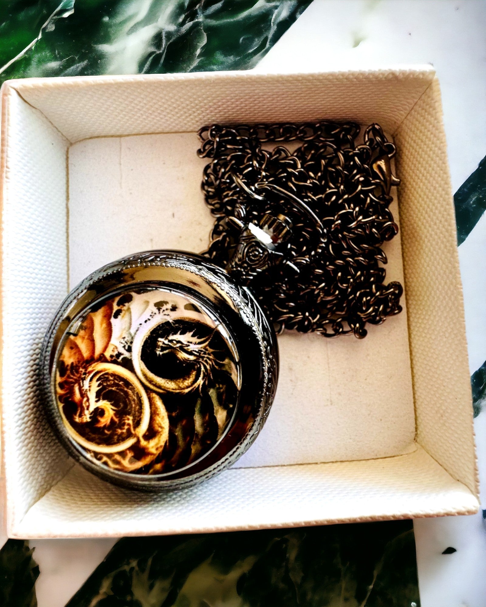 Fickur "Drakaura" med Anpassningsalternativ