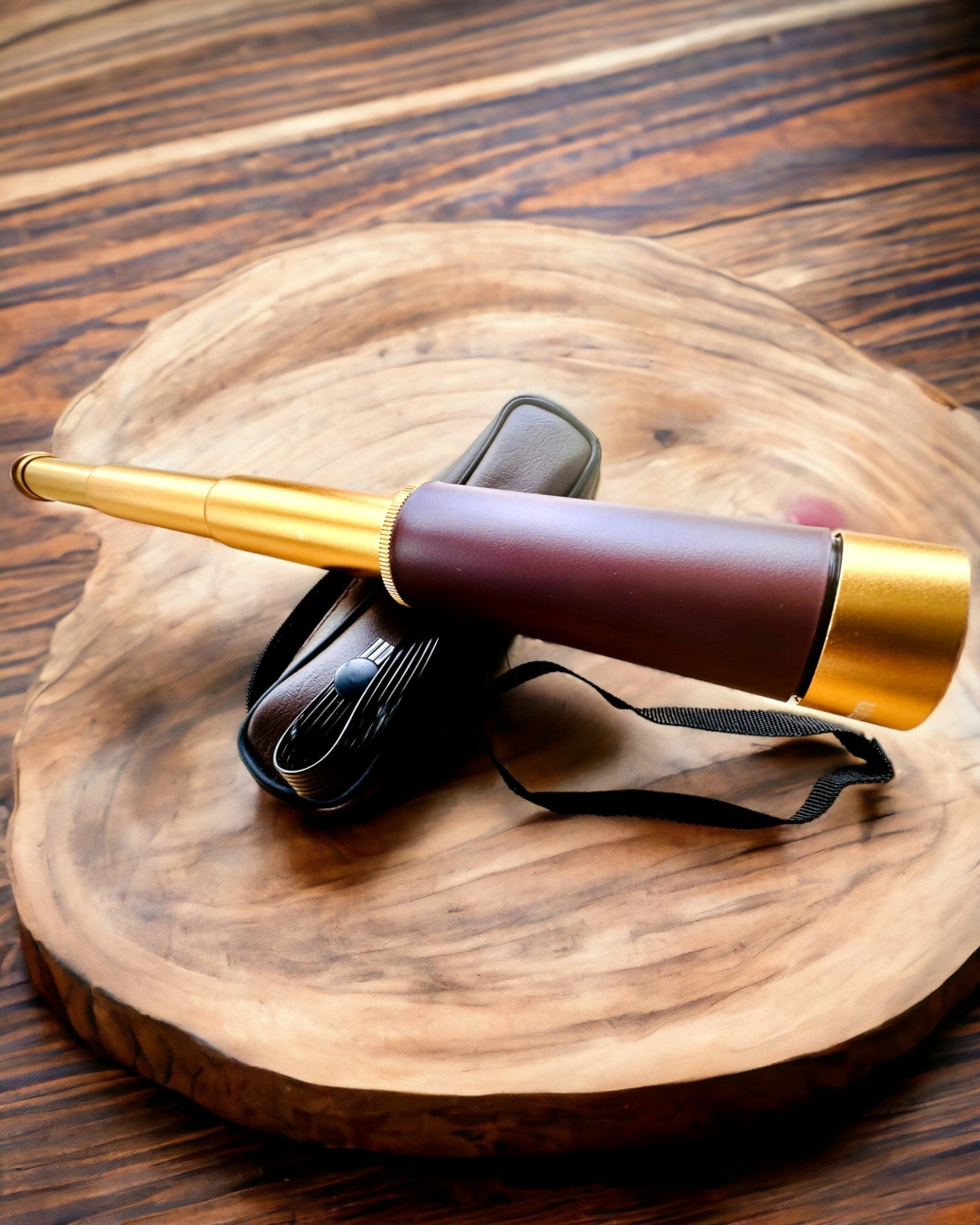 Monokulär Explorer 25x30 - Bärbar, hopfällbar handkikare, möjlighet till personlig gravyr