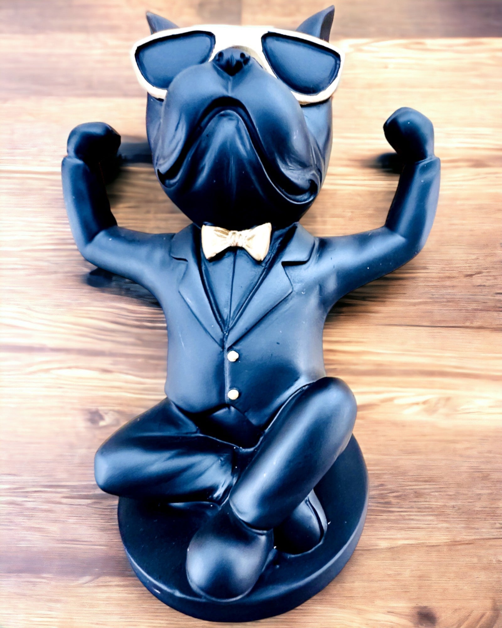 Figur Bulldog Elegance - Exklusiv glasögonhållare, möjlighet till gravyrpersonalisation