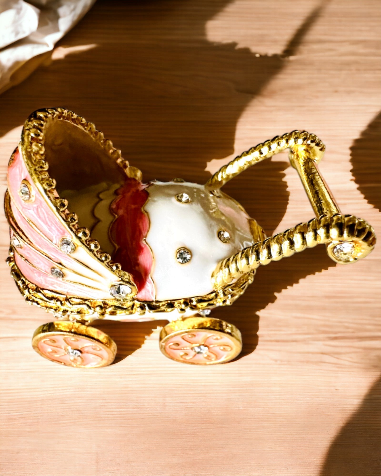 Liten Sagolik Vagn för smycken, skatter - Kunglig Elegans, personalisering med gravyr