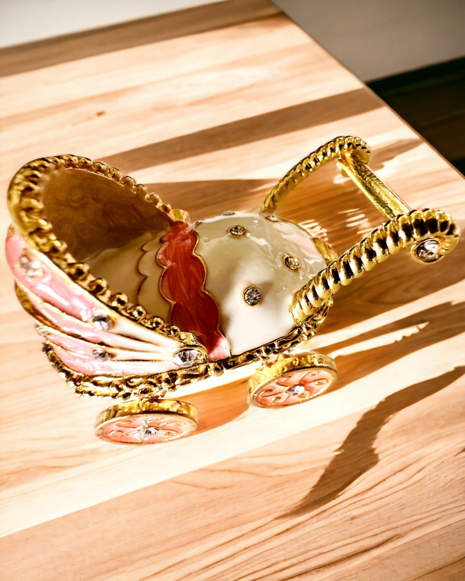 Liten Sagolik Vagn för smycken, skatter - Kunglig Elegans, personalisering med gravyr