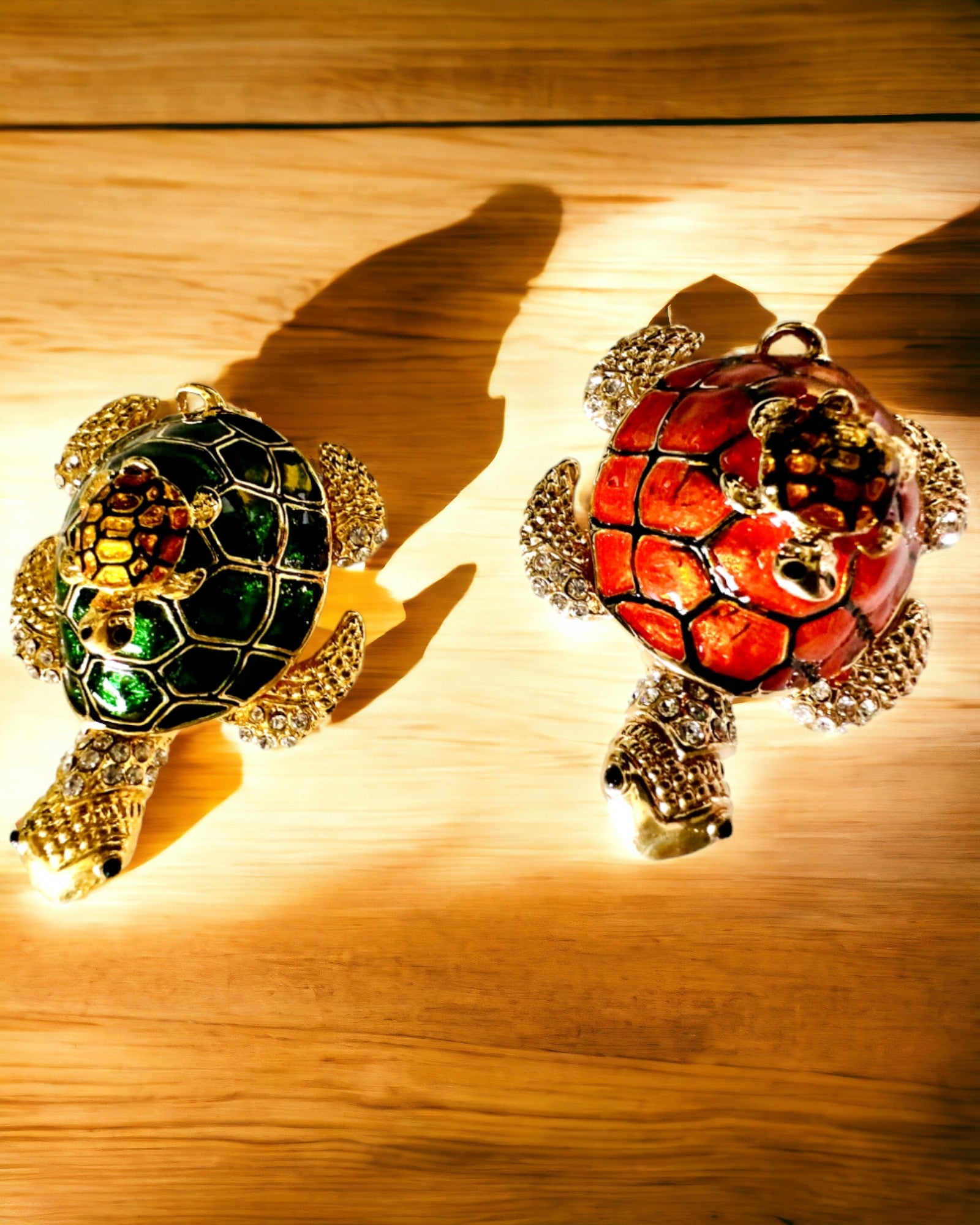 Skrin "Sköldpaddsfamiljen" - färg orange, personalisering med gravyr