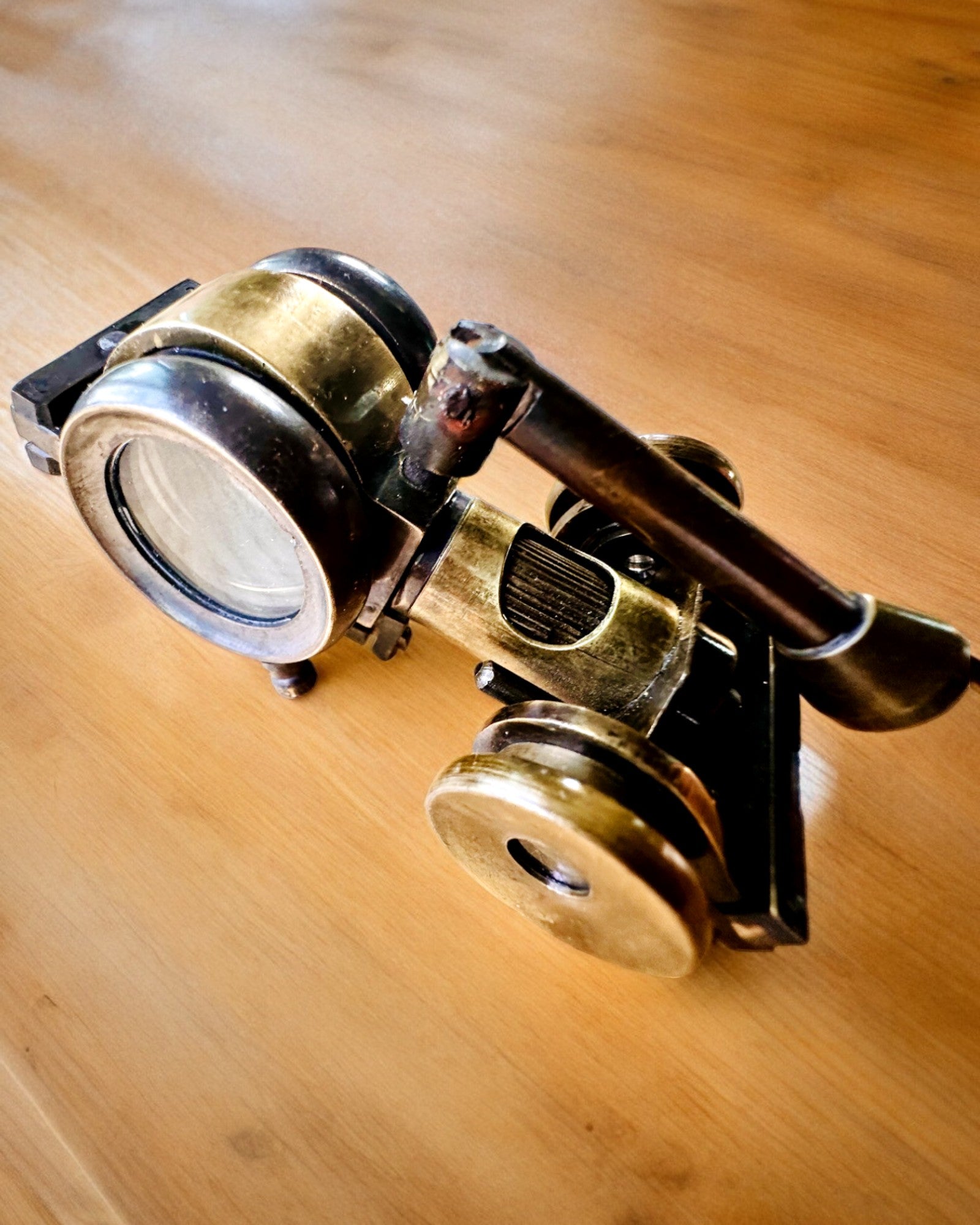 Binocular Nautica - Exklusivt Vintage-tillbehör - Handgjord med Graveringsalternativ, kontorsdekoration, premium