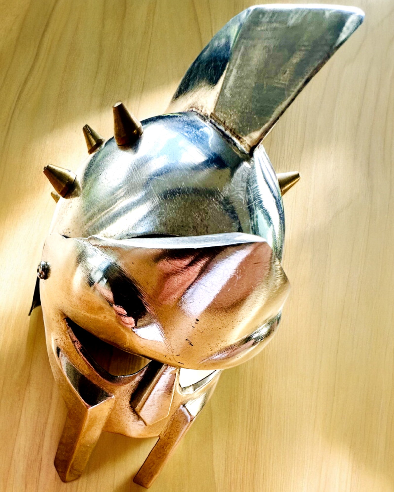 Gladiatormask Riddare "Sparta" - möjlighet till personlig gravyr