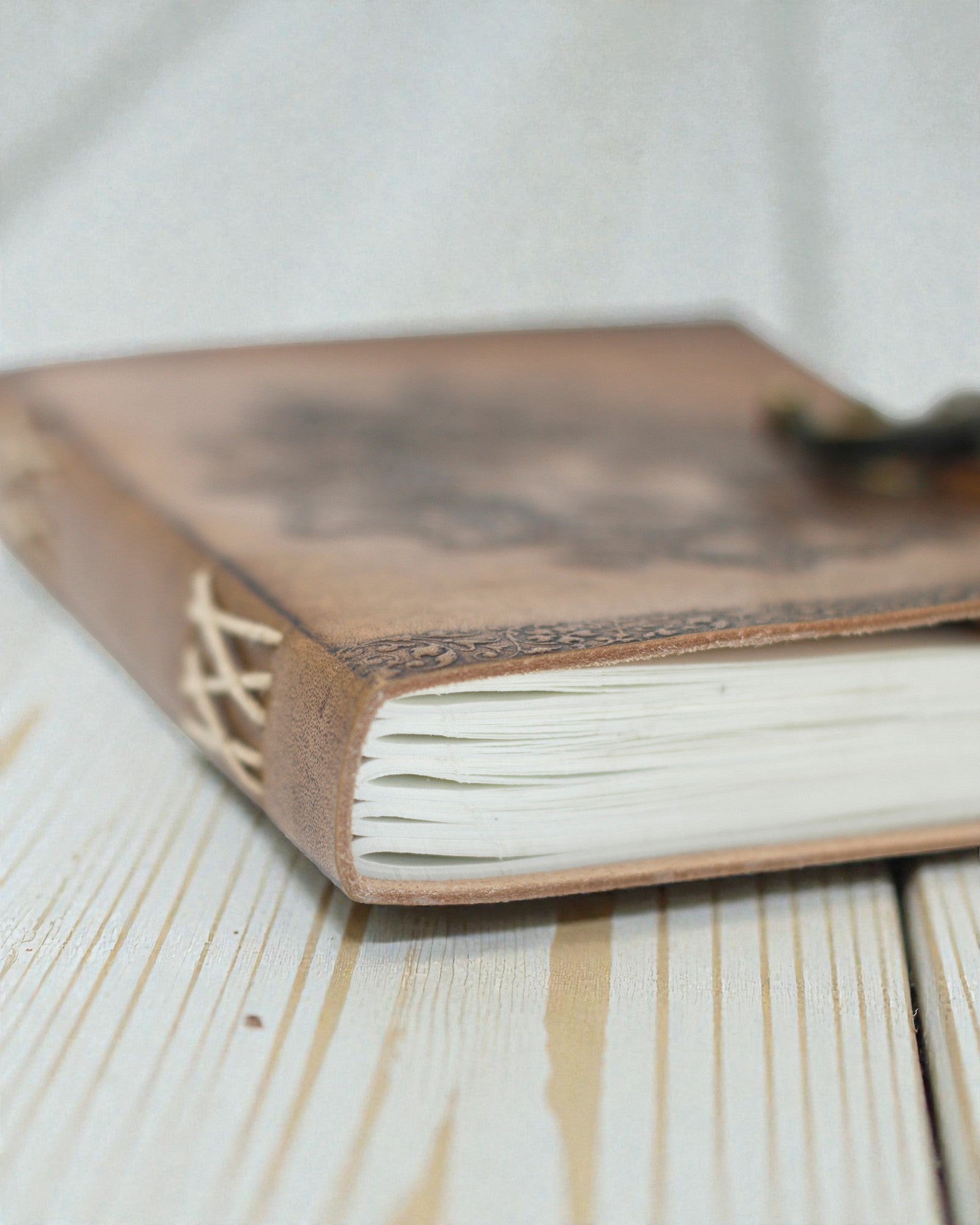 Greenman-anteckningsbok i läder (20x15 cm)