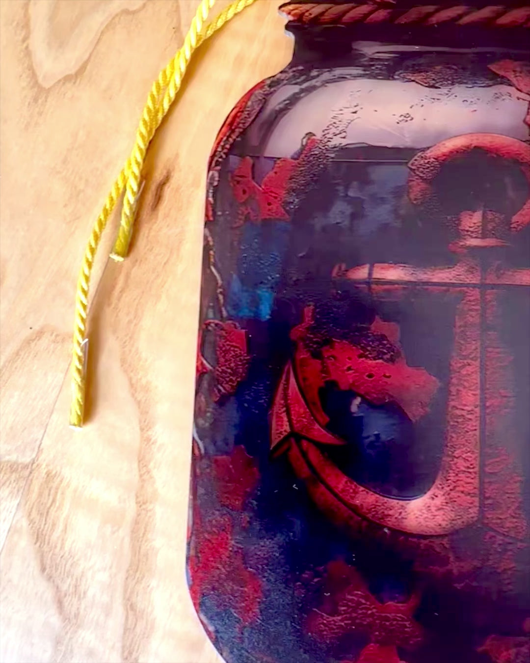 Marin Hänge Ankare i Burk dekorativ hängsmycke, möjlighet till personlig gravyr