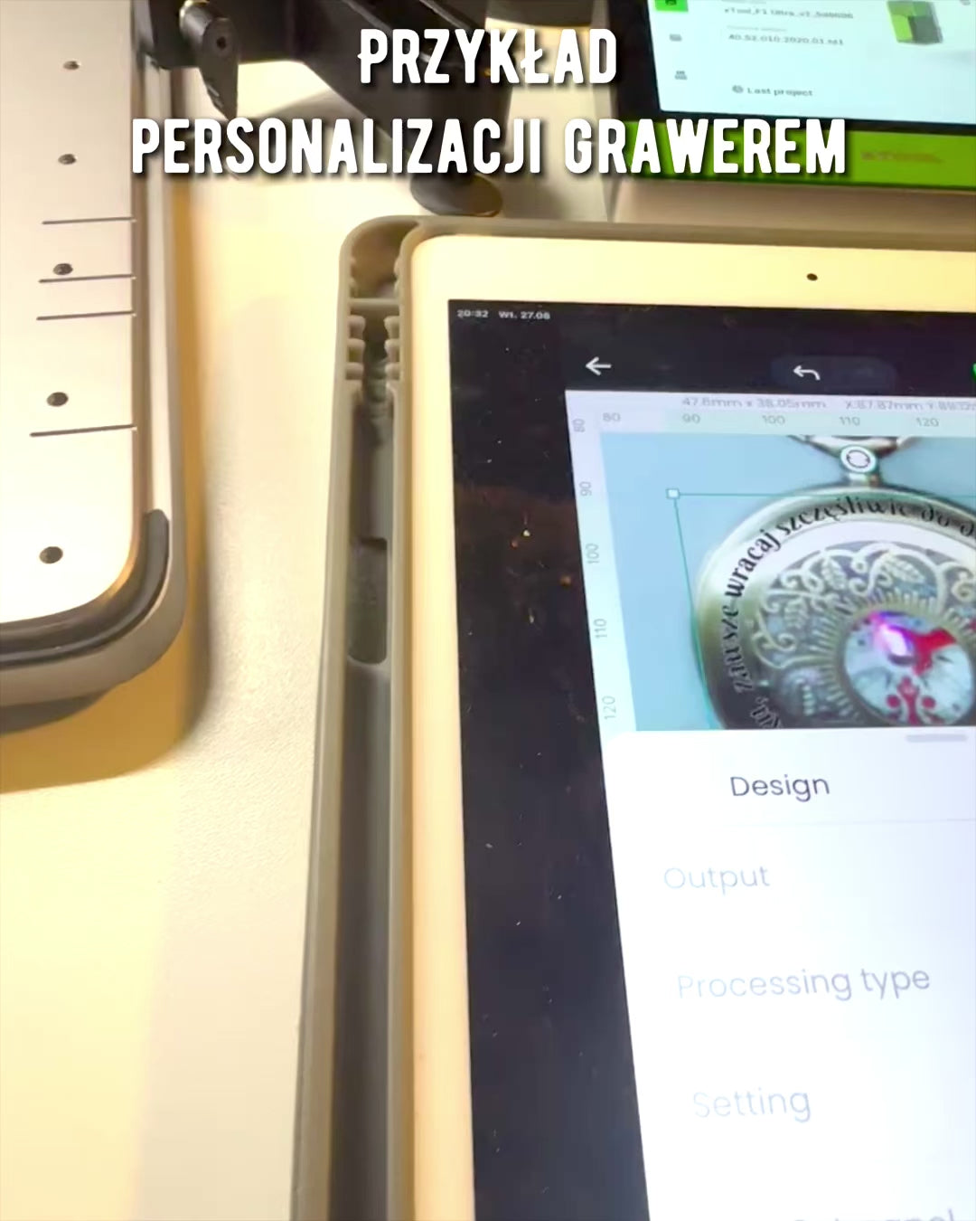 Vintage Navigationskompass med Genombrutet Mönster – brun-guld färg