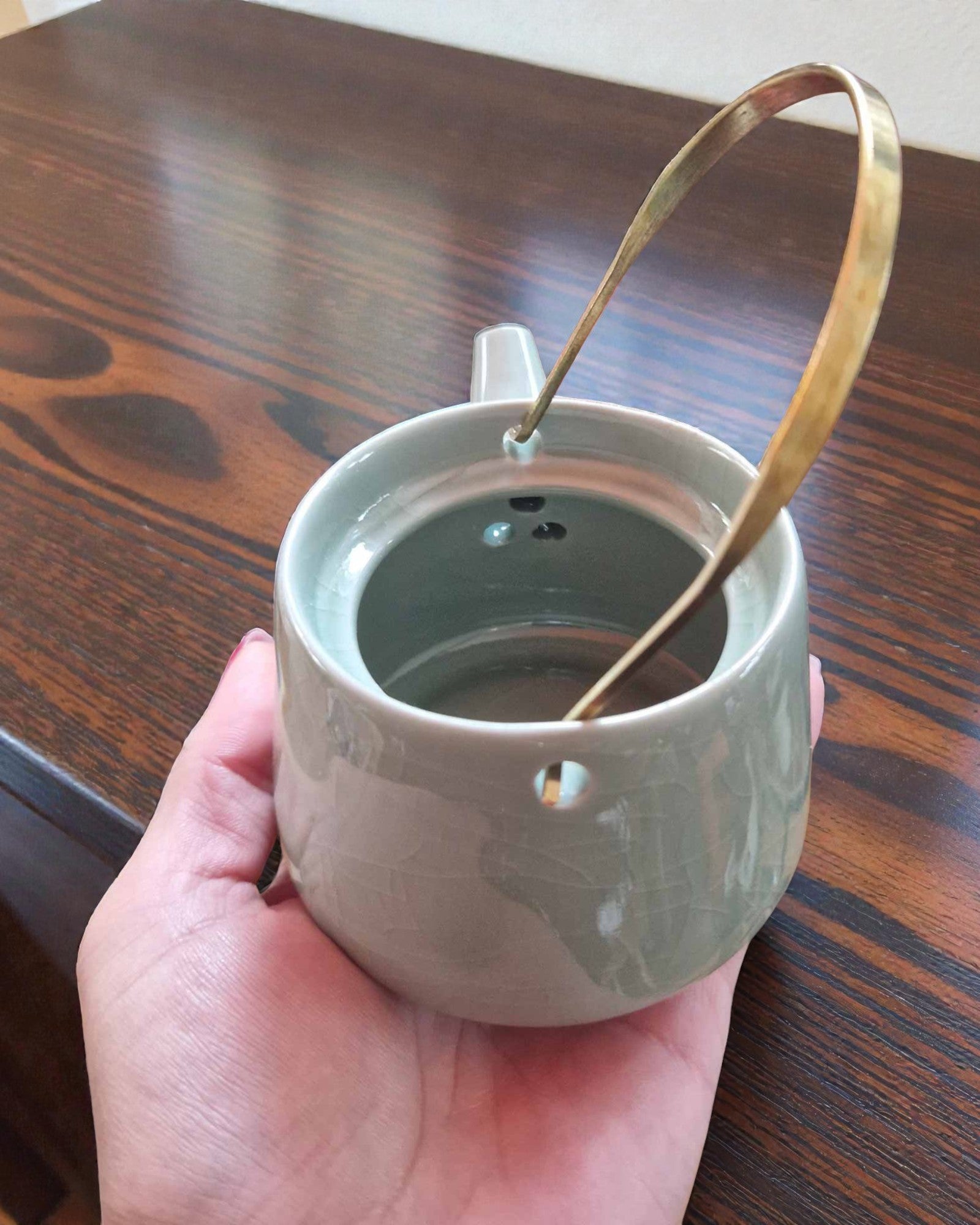 Jadeitharmoni – ljusgrönt teset