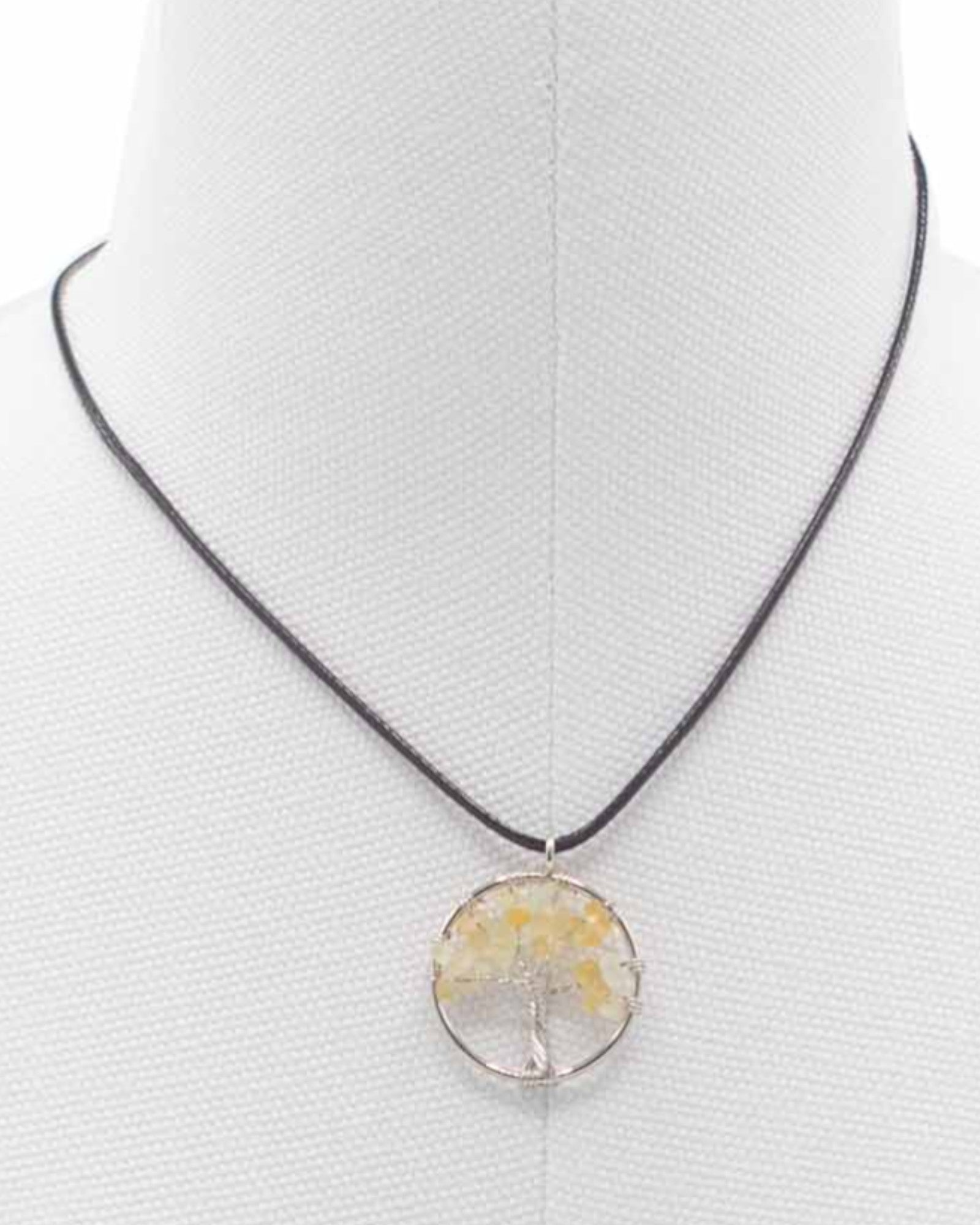 Halsband Livets träd Passionens energi – Karneol