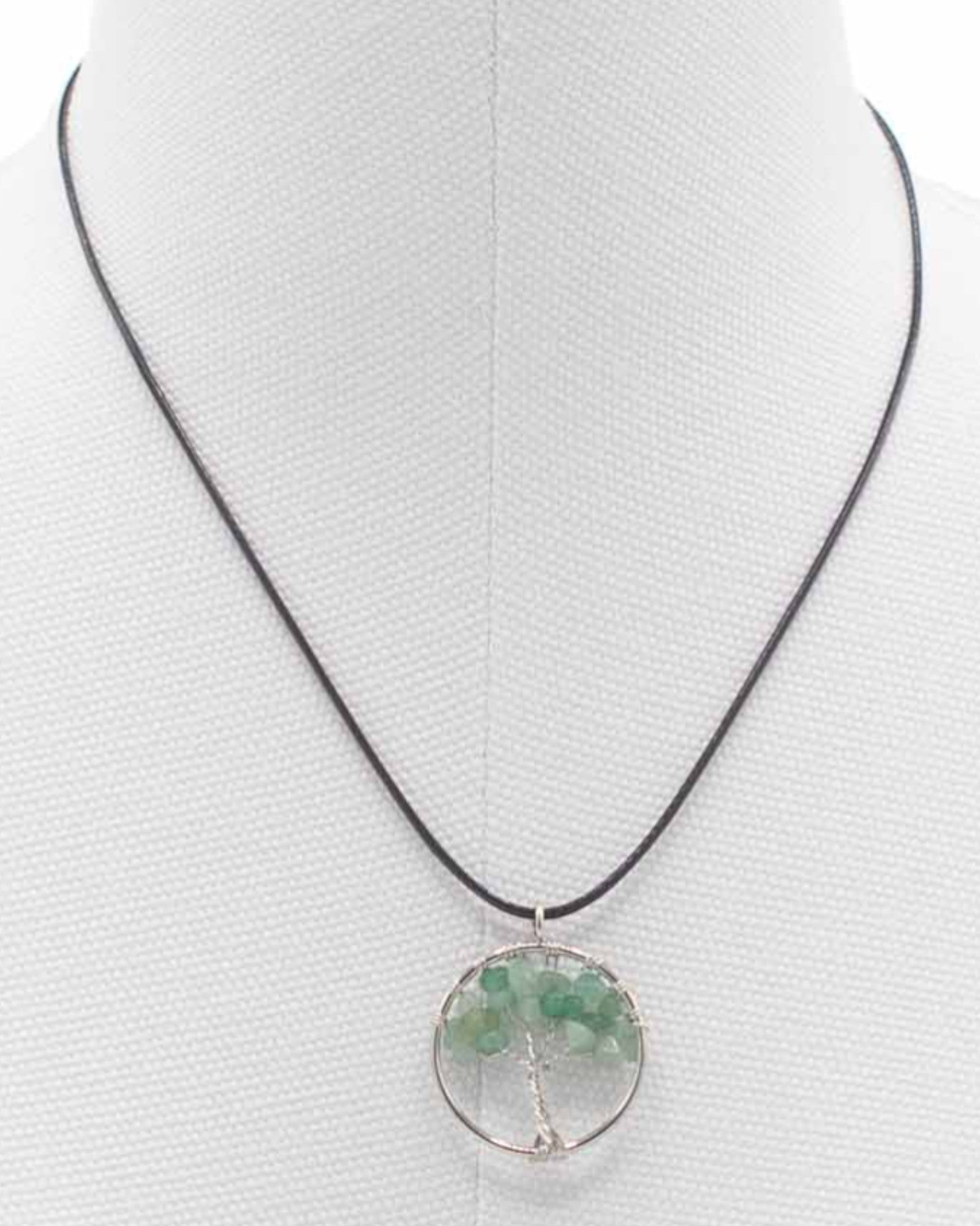 Halsband Livets träd Lugn och harmoni – Jadeit