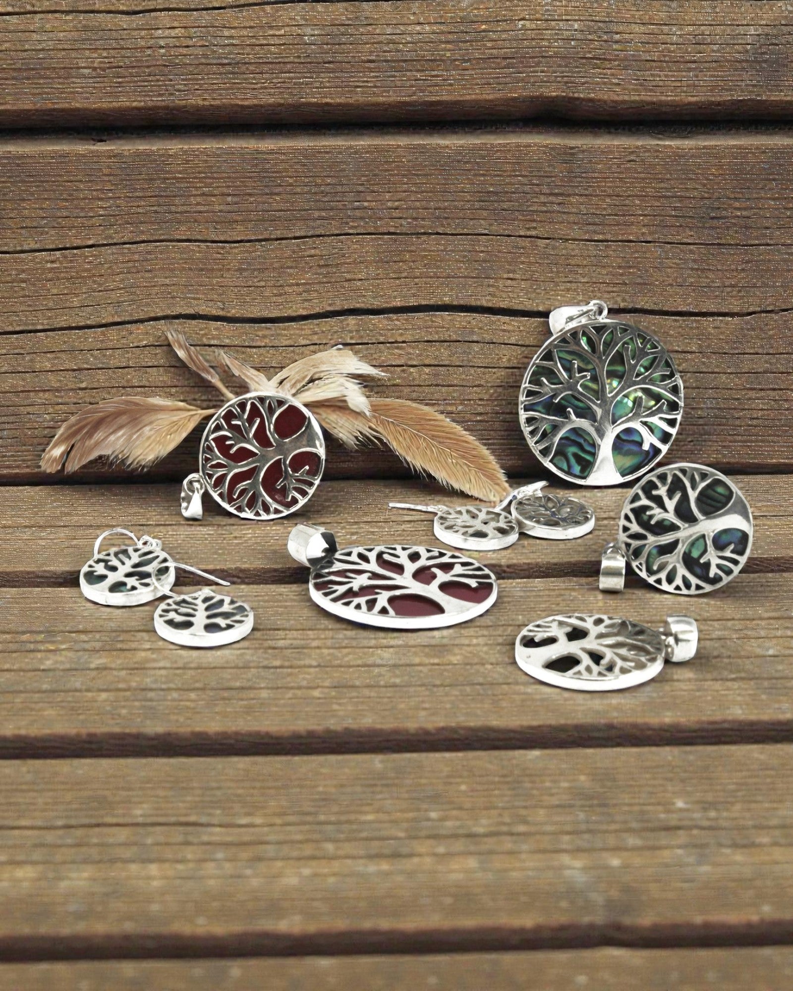 Silverhänge Livets träd 30 mm – Coral Spirit