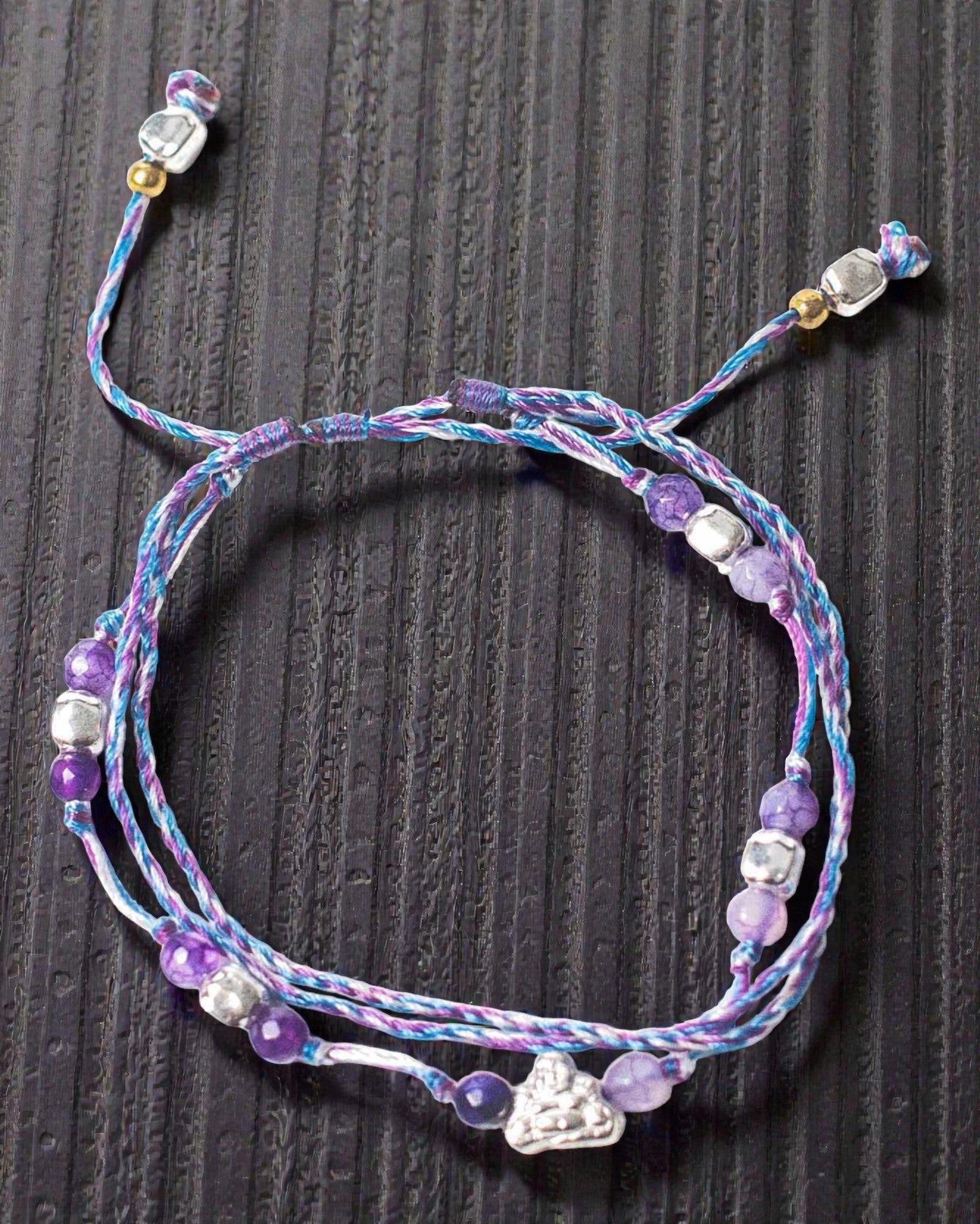 Tempelarmband i snöre Lucky Karma – Skydd och Lycka