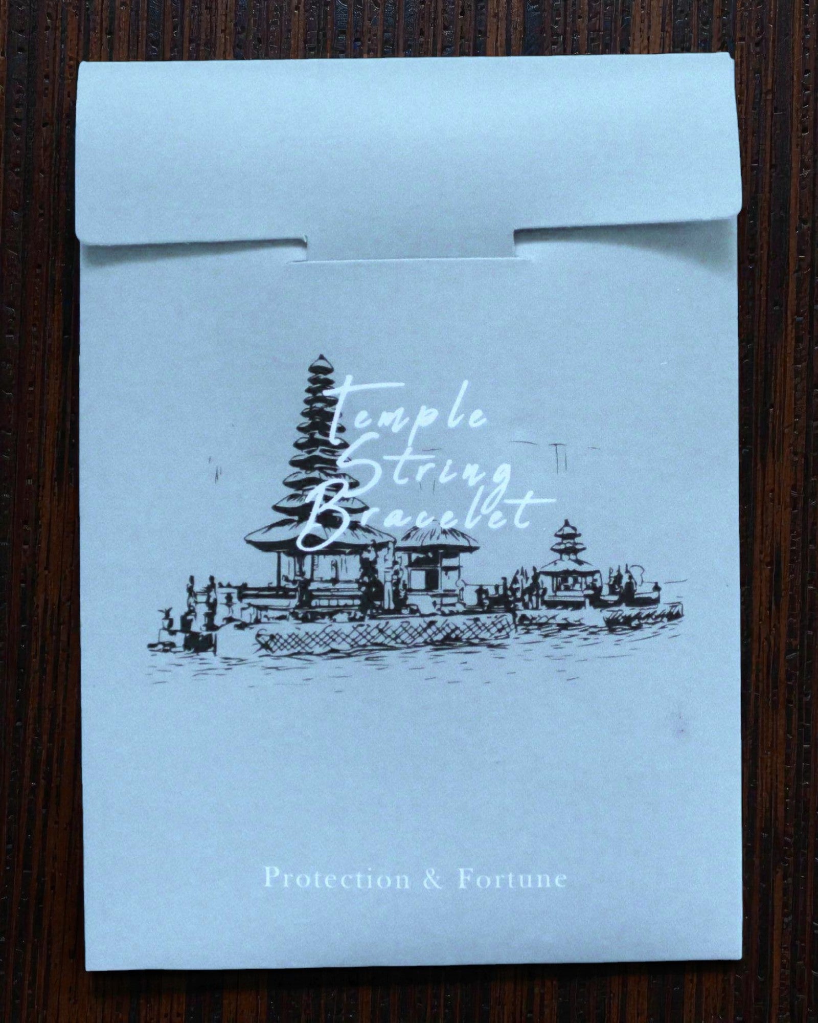 Tempelarmband i snöre Lucky Karma – Skydd och Lycka