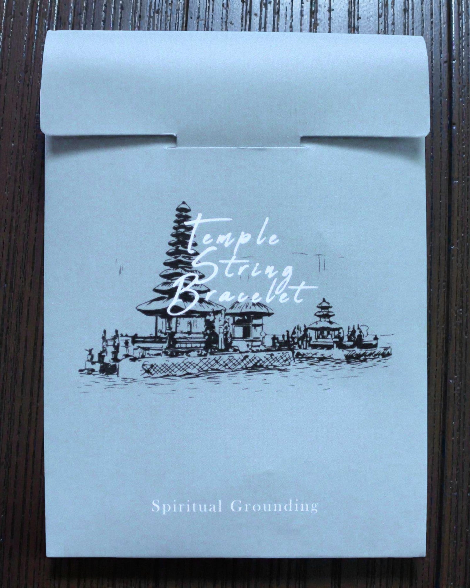 Tempelarmband i snöre Dharma Knot – Andlig förankring