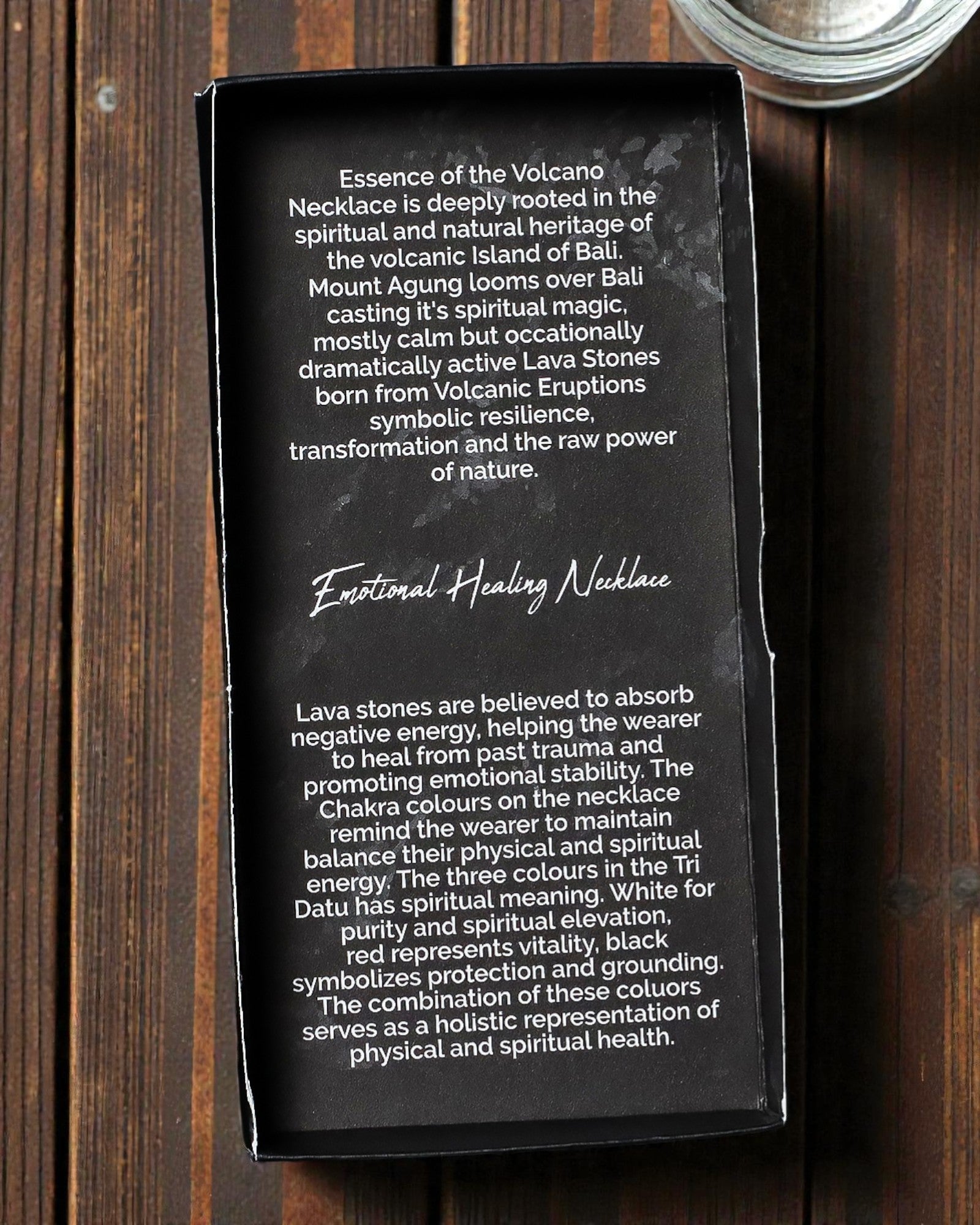 Halsband Vulkanens Essens – Emotionell Läkning