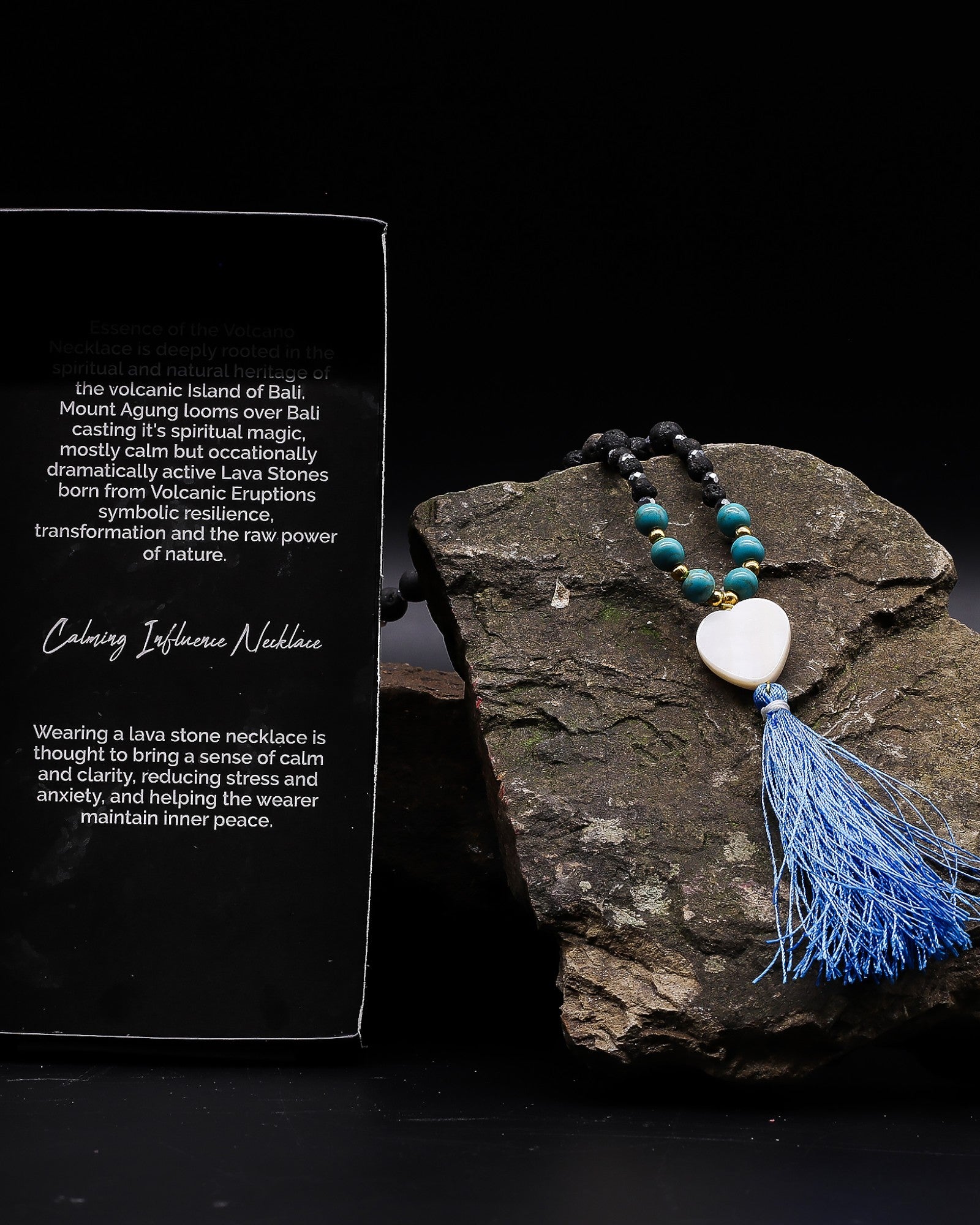 Halsbandet Vulkanens innersta – lugnande inverkan